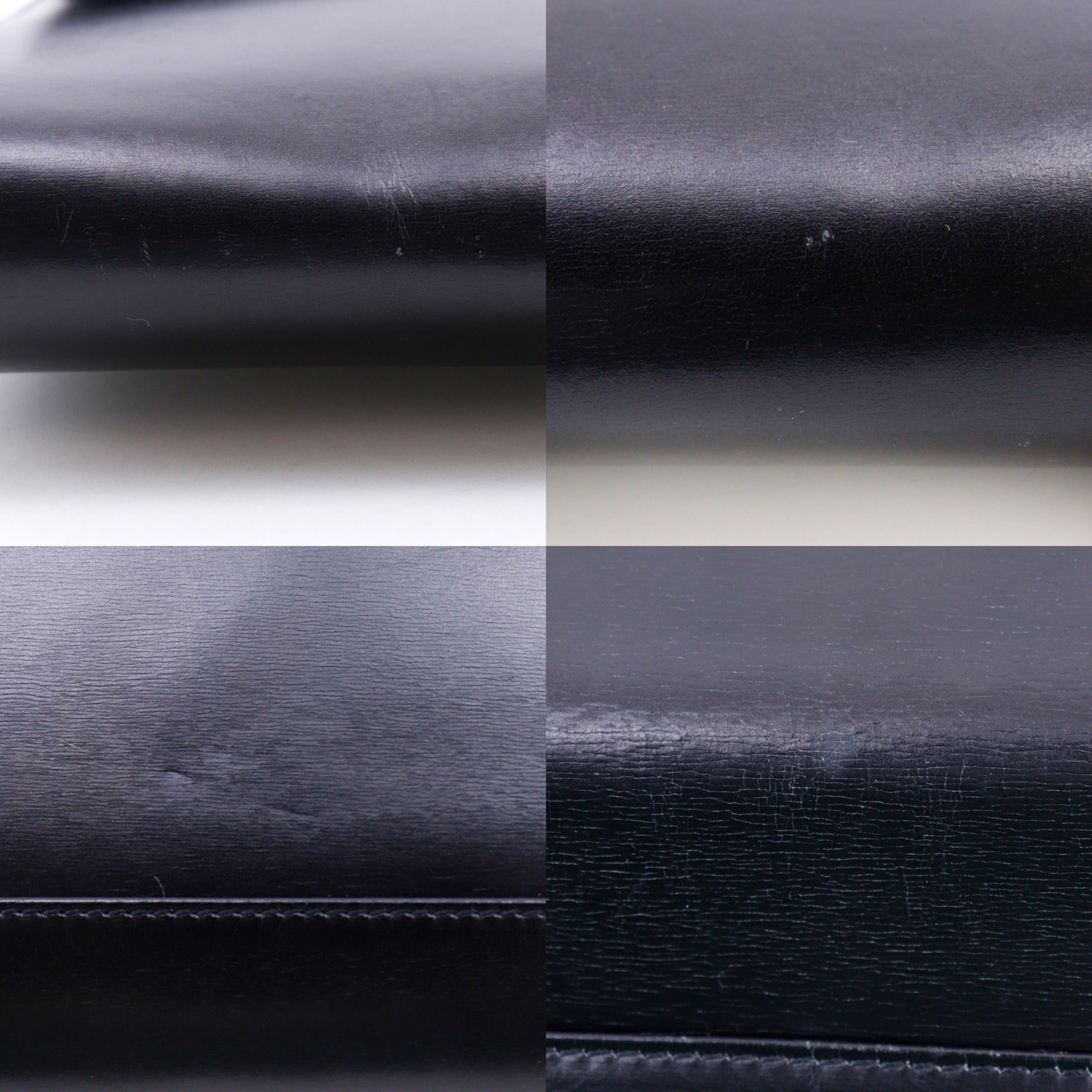 Celine Black Leather Clutch Bag Shoulder Bag (Pre-Owned)