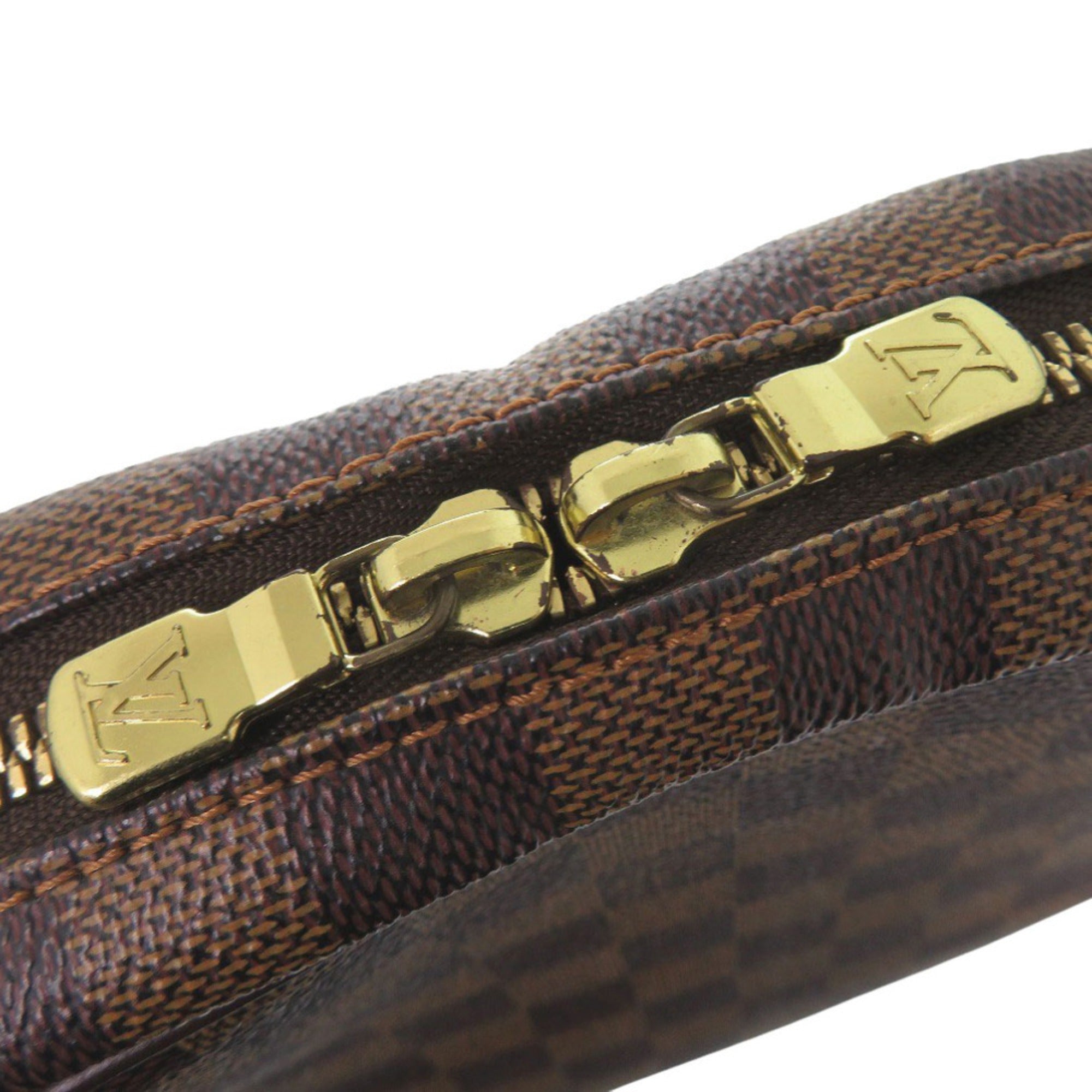 Louis Vuitton Damier Brown Damier Canvas Damier Canvas Shoulder Bag (Pre-Owned)