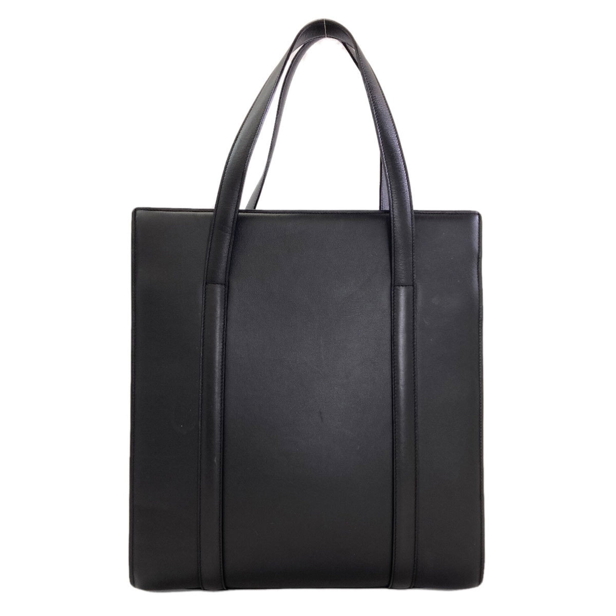 Cartier Black Leather Tote Bag (Pre-Owned)