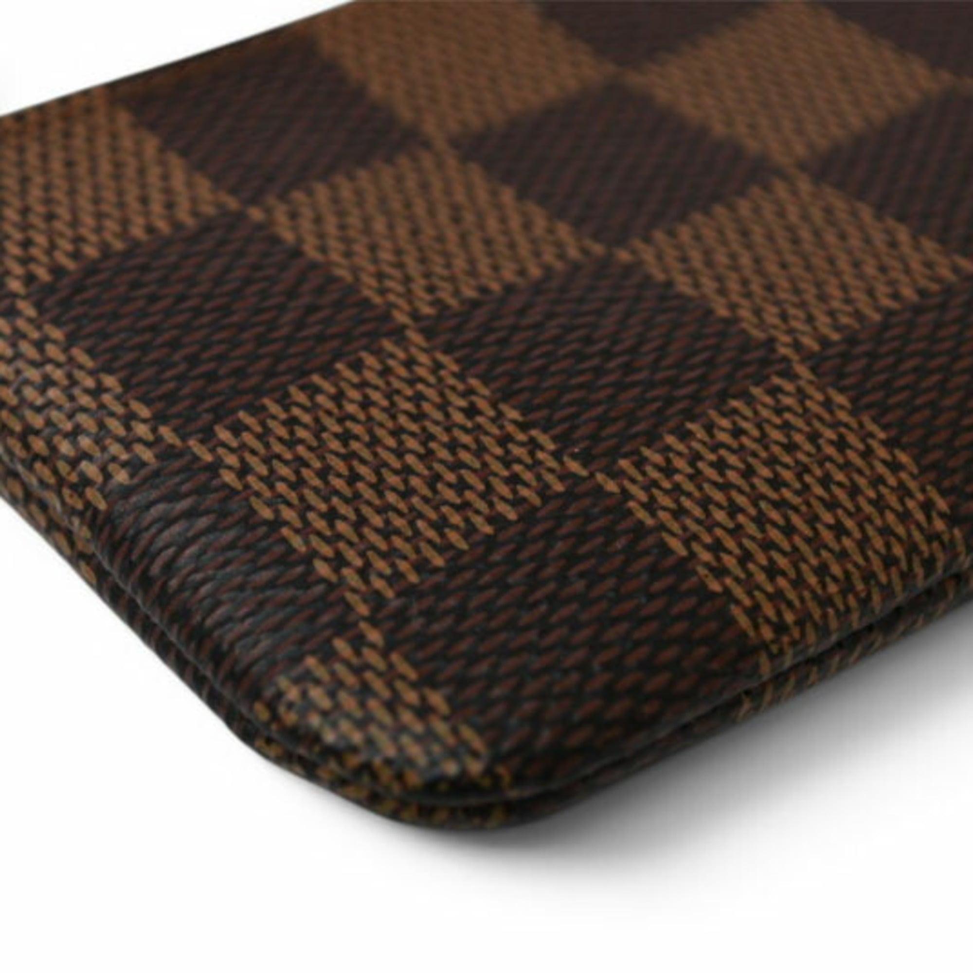 Louis Vuitton Damier Brown Damier Canvas Coin Purse/Coin Case (Pre-Owned)