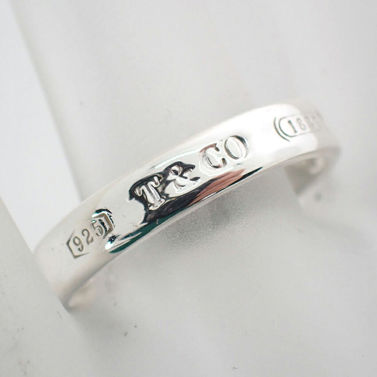 Tiffany Sterling Silver 925 Band Ring (Pre-Owned)
