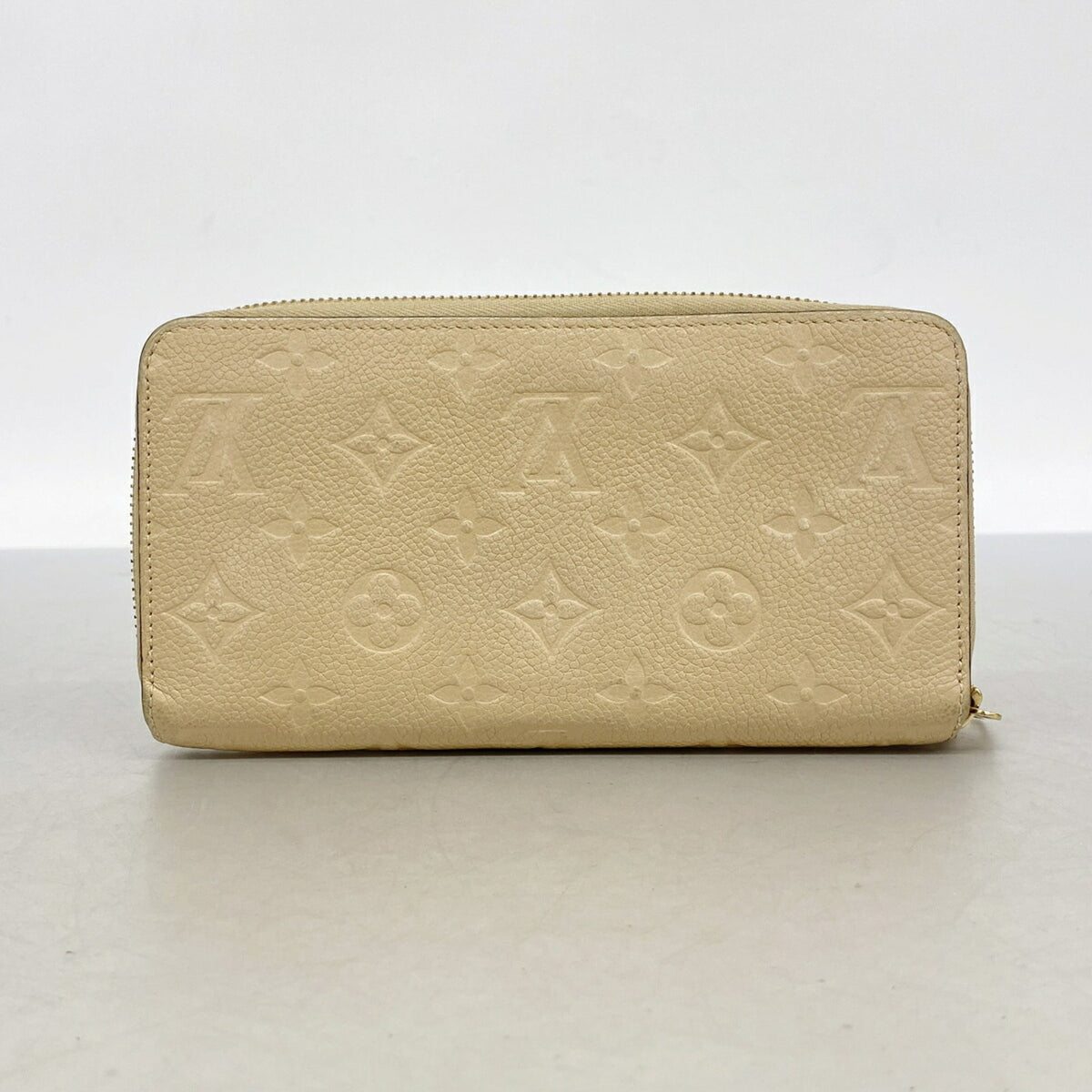 Louis Vuitton Beige Long Wallet (Bi-Fold) (Pre-Owned)