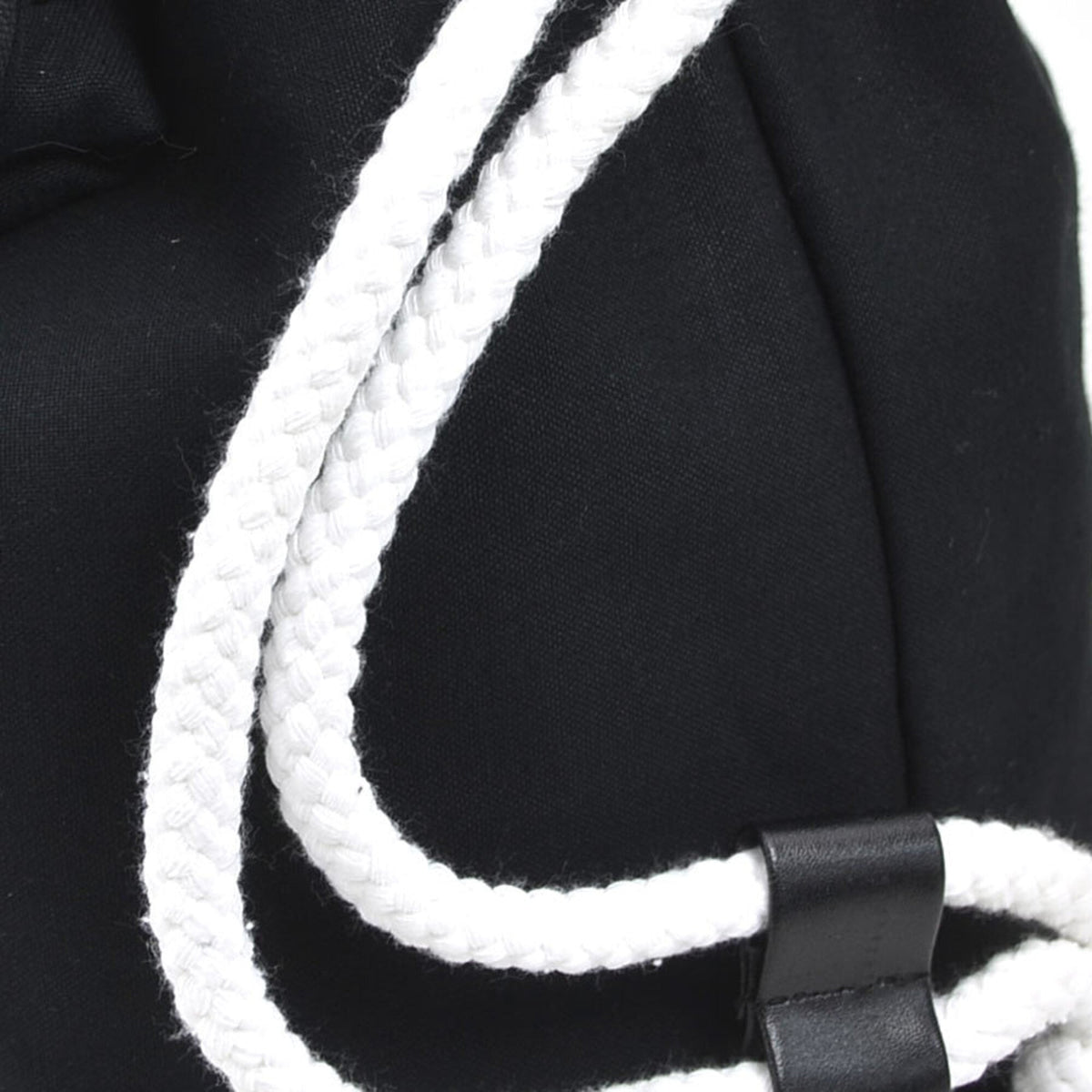 Chanel Black Canvas Shoulder Bag (Pre-Owned)