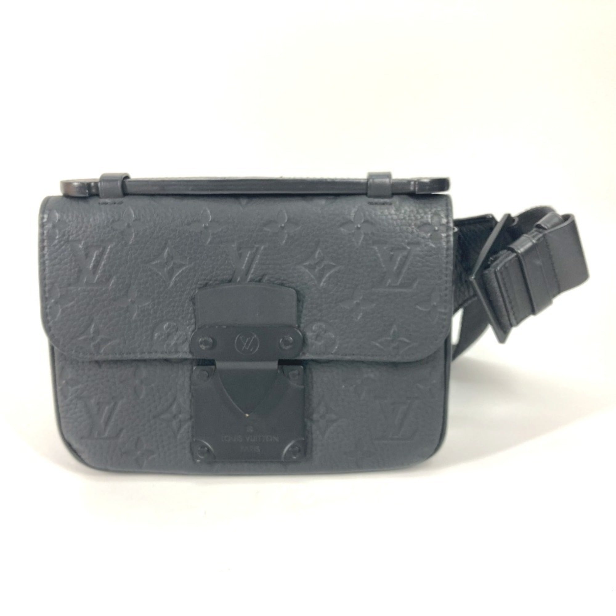 Louis Vuitton Black Galle Monogram Empreinte Shoulder Bag Sling Bag (Pre-Owned)