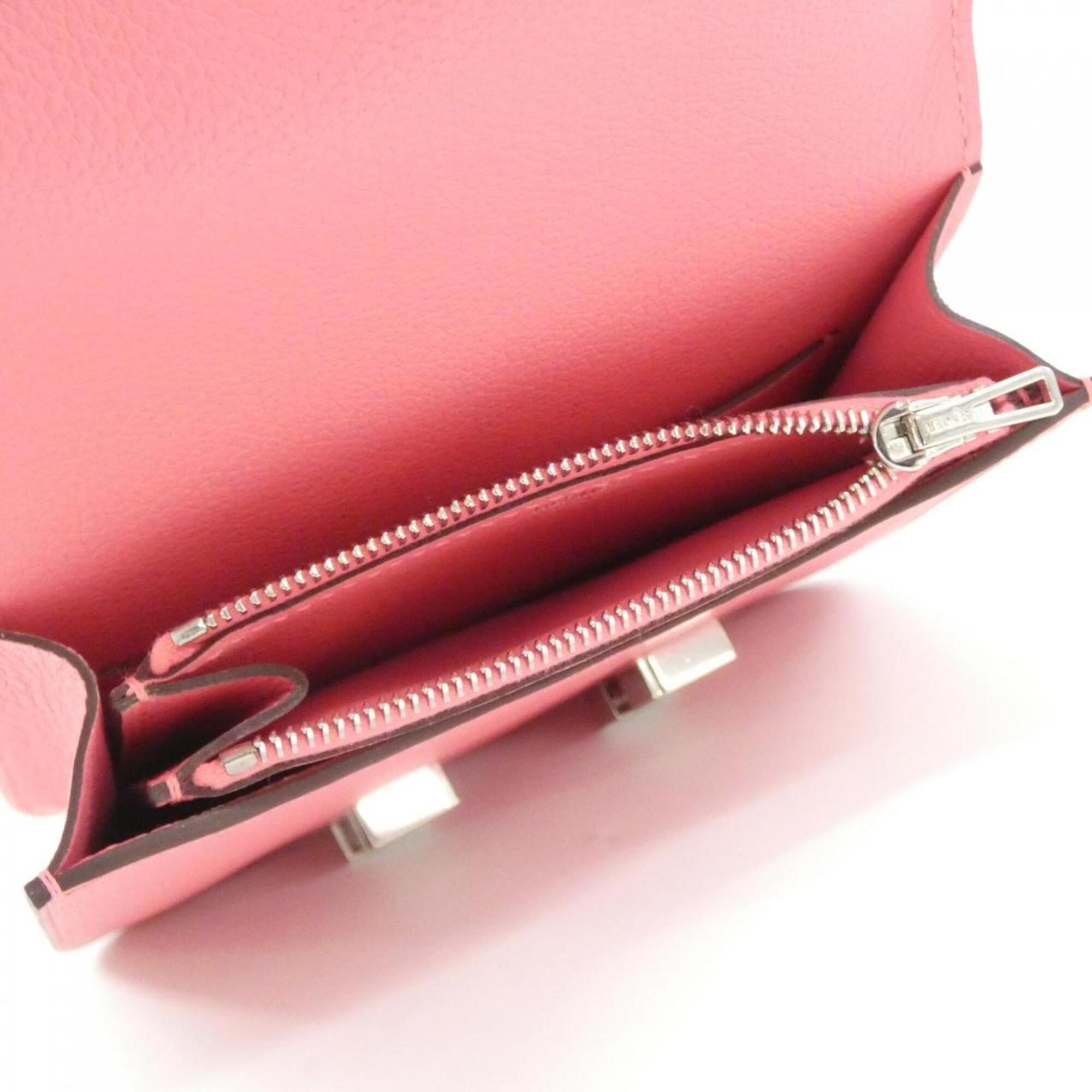 Hermes Pink Coin Purse/Coin Case (Pre-Owned)