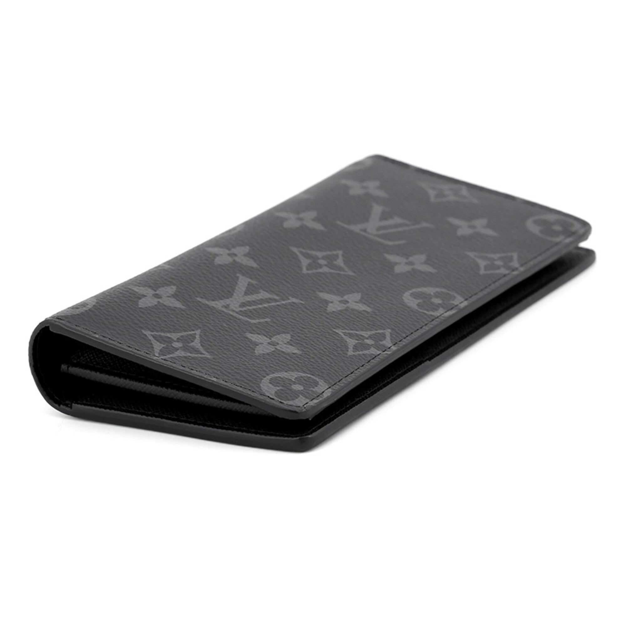 Louis Vuitton Noir Monogram Eclipse Long Wallet (Bi-Fold) (Pre-Owned)