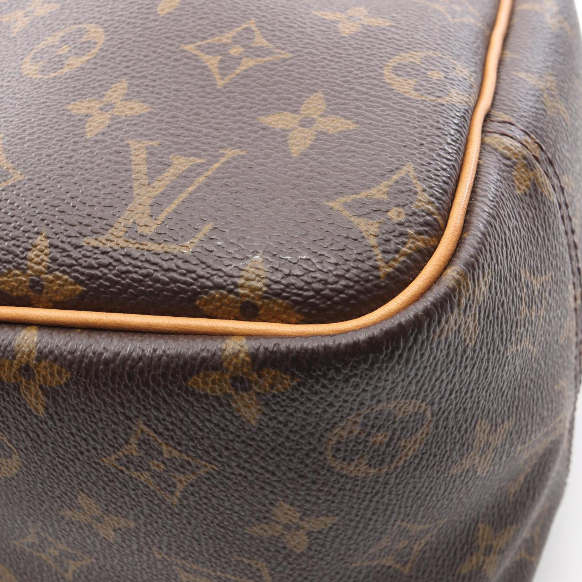 Louis Vuitton Brown Monogram Coated Canvas Leather Handbag (Pre-Owned)
