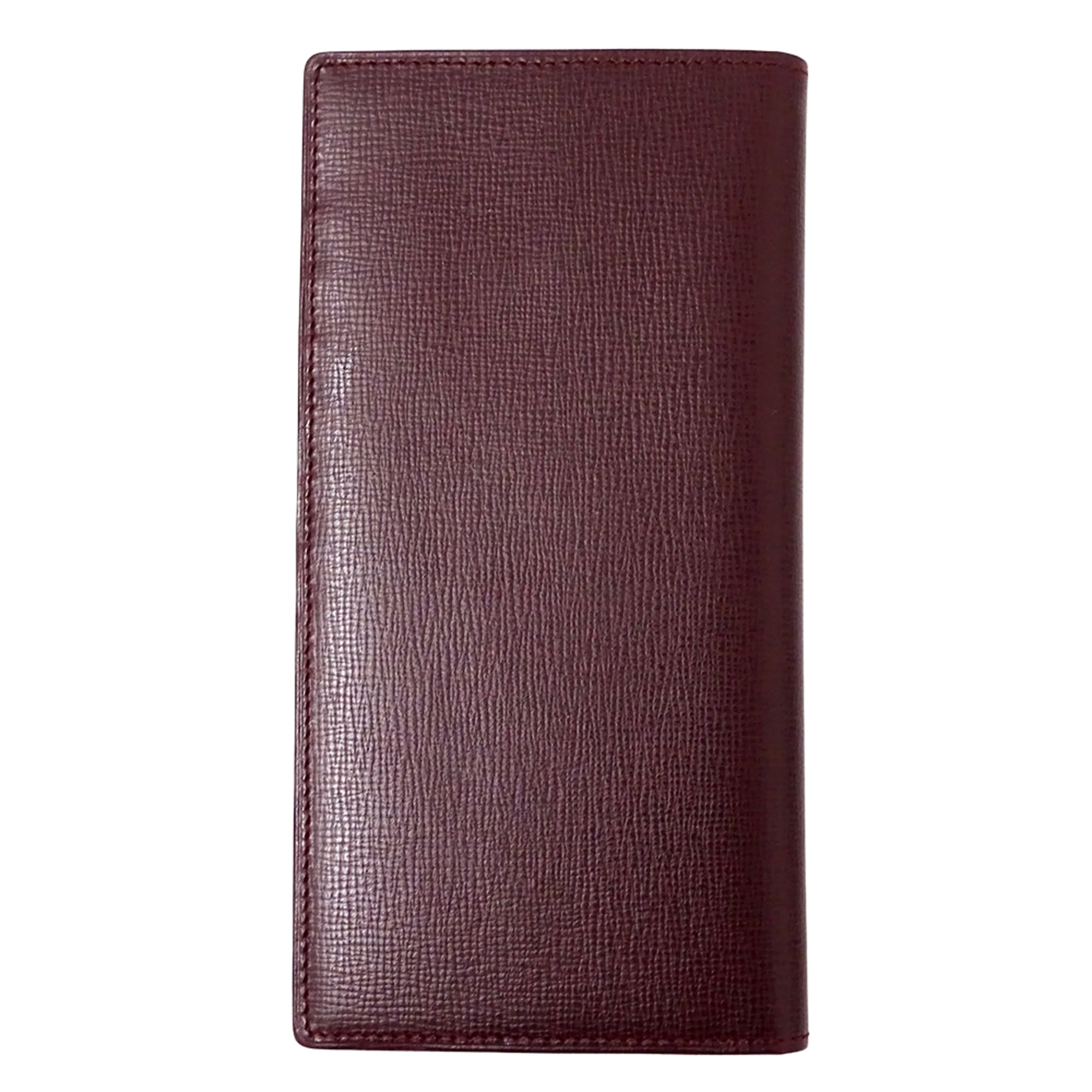 Cartier Bordeaux Red Color Wine Red Leather (Pre-Owned)