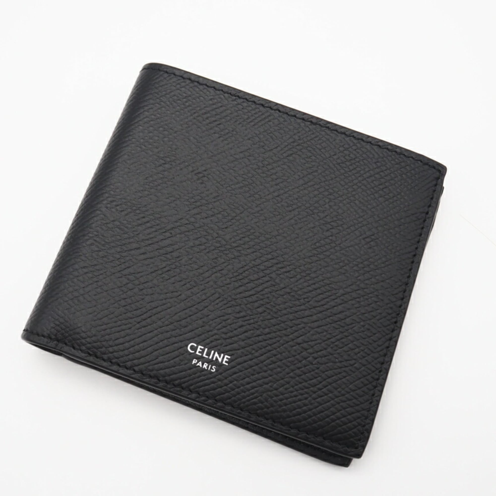 Celine Black Leather Wallet (Bi-Fold) (Pre-Owned)