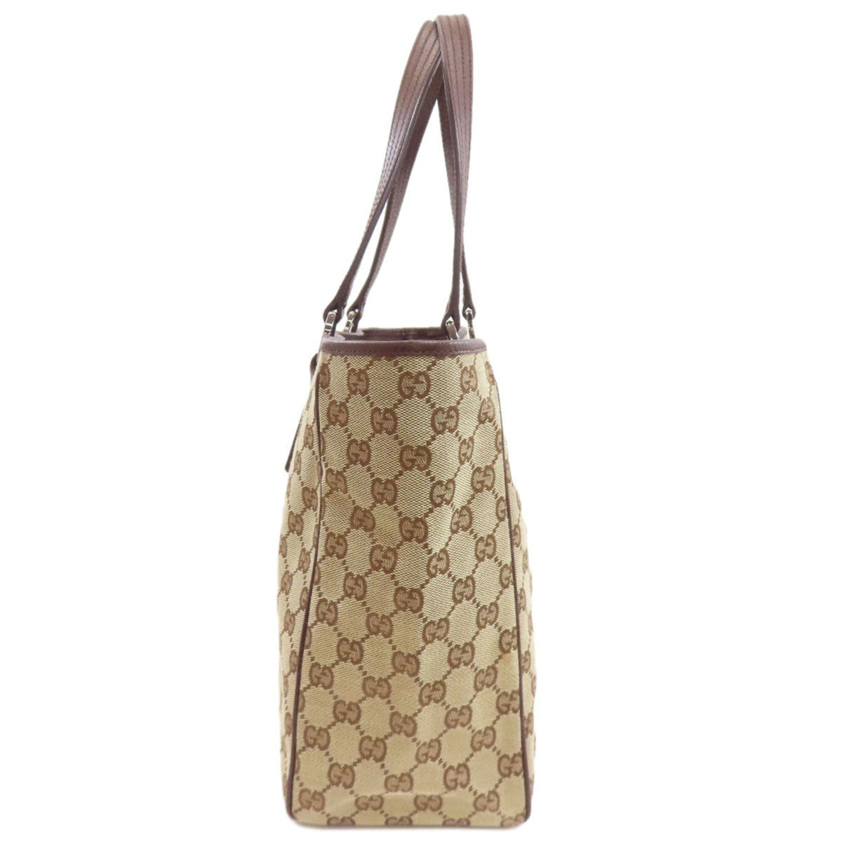 Gucci Brown Canvas Tote Bag (Pre-Owned)