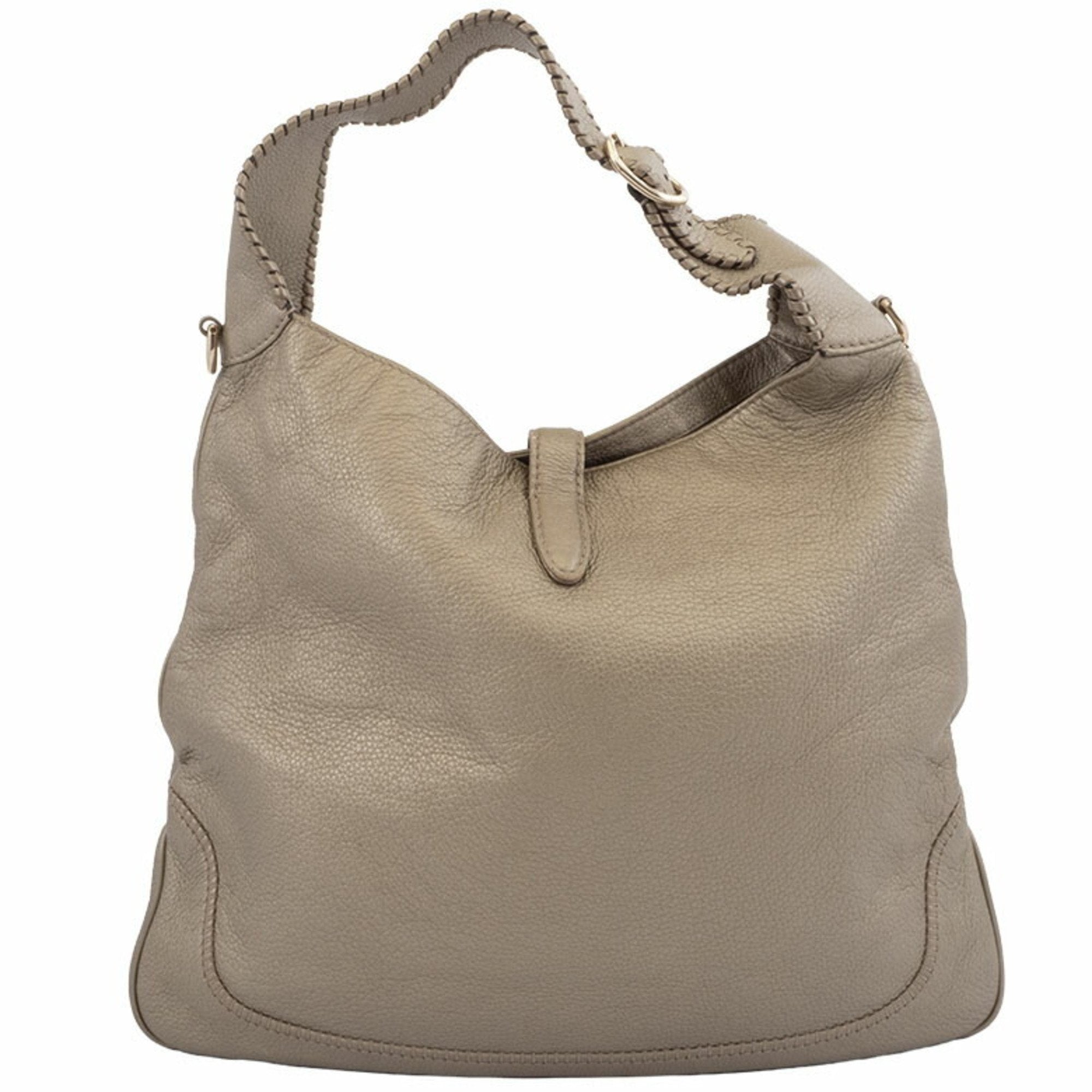 Gucci Gold Leather Shoulder Bag (Pre-Owned)