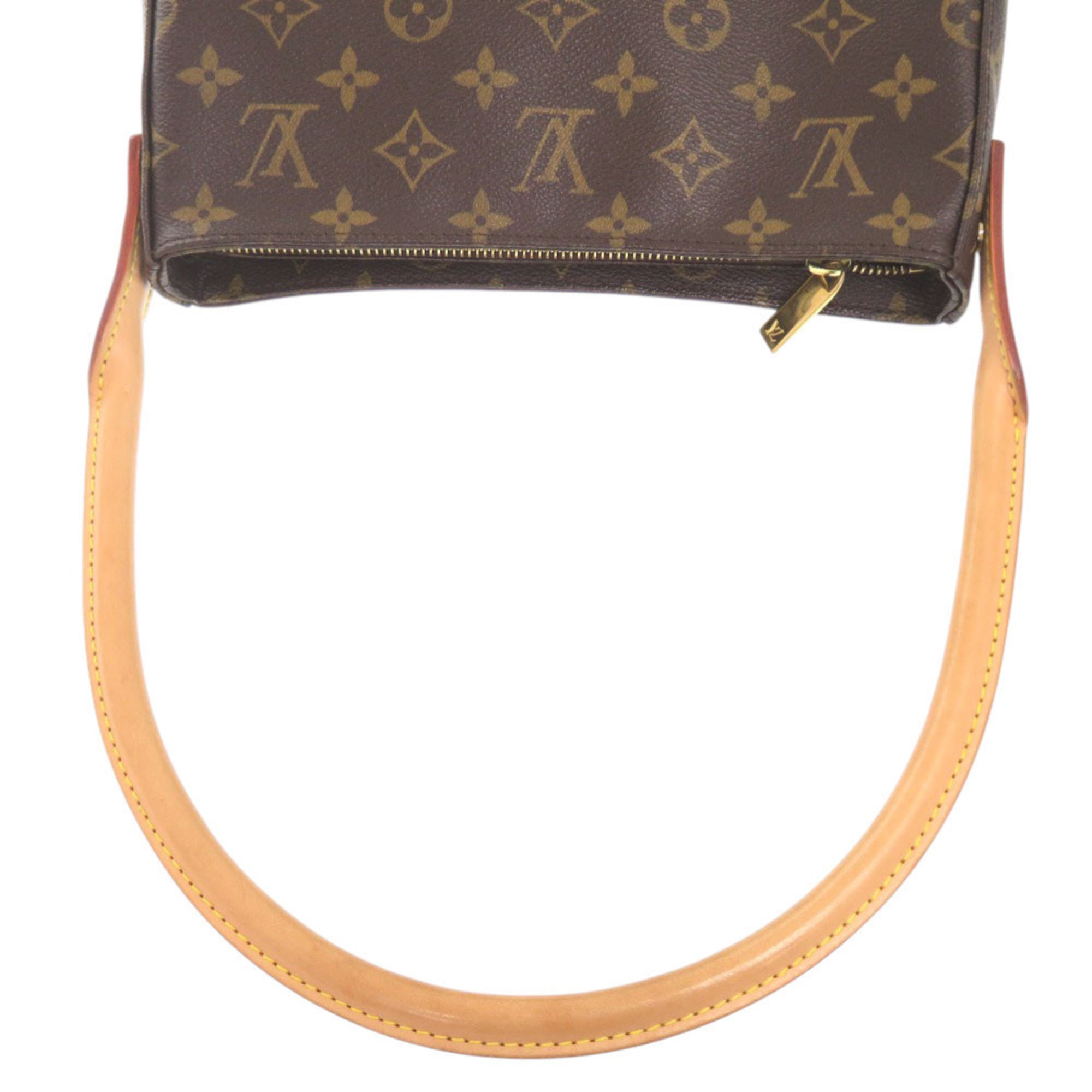 Louis Vuitton Brown Monogram Canvas Pvc Coated Canvas Leather Shoulder Bag (Pre-Owned)