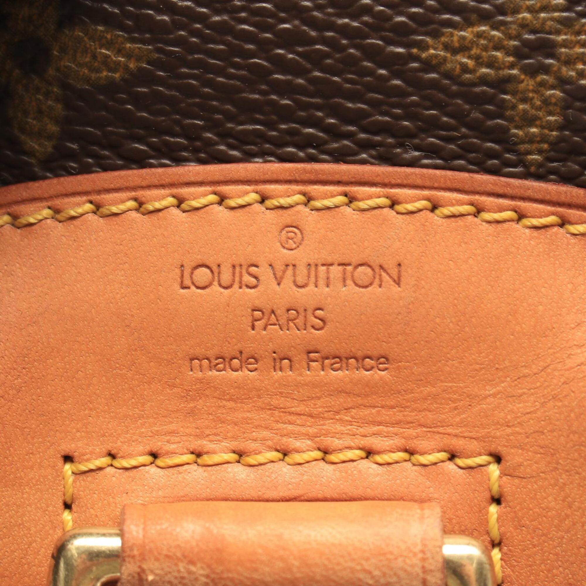 Louis Vuitton Brown Monogram Monogram Leather Backpack (Pre-Owned)