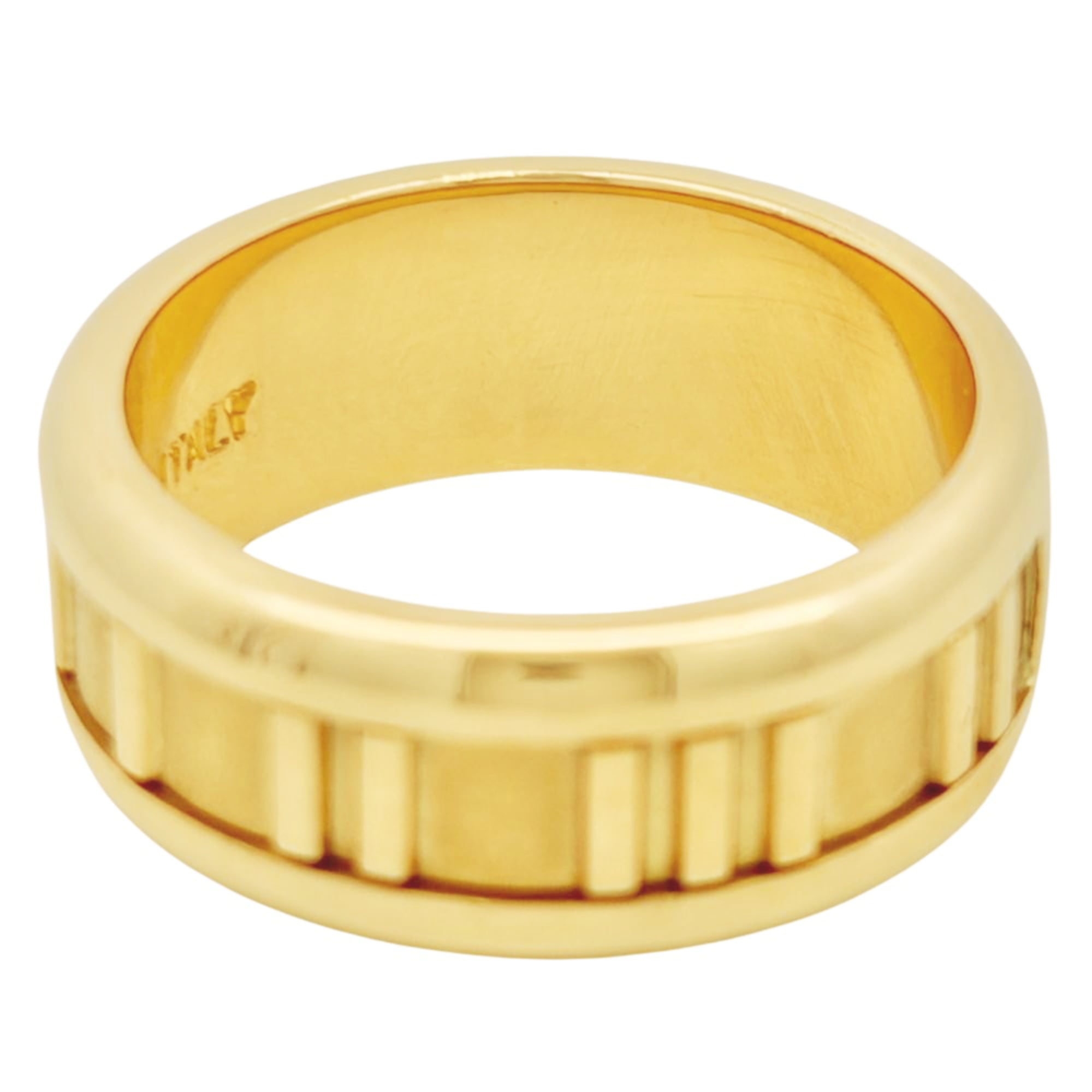 Tiffany Atlas Yellow Gold (18K) Band Ring (Pre-Owned)