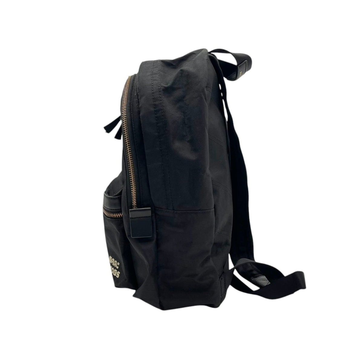 Marc Jacobs Black Polyester Leather Backpack (Pre-Owned)