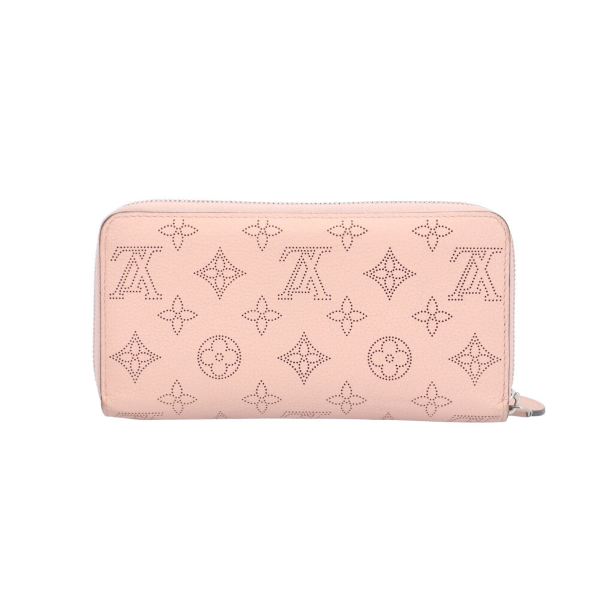 Louis Vuitton Mahina Magnolia Pink Mahina Leather Long Wallet (Bi-Fold) (Pre-Owned)
