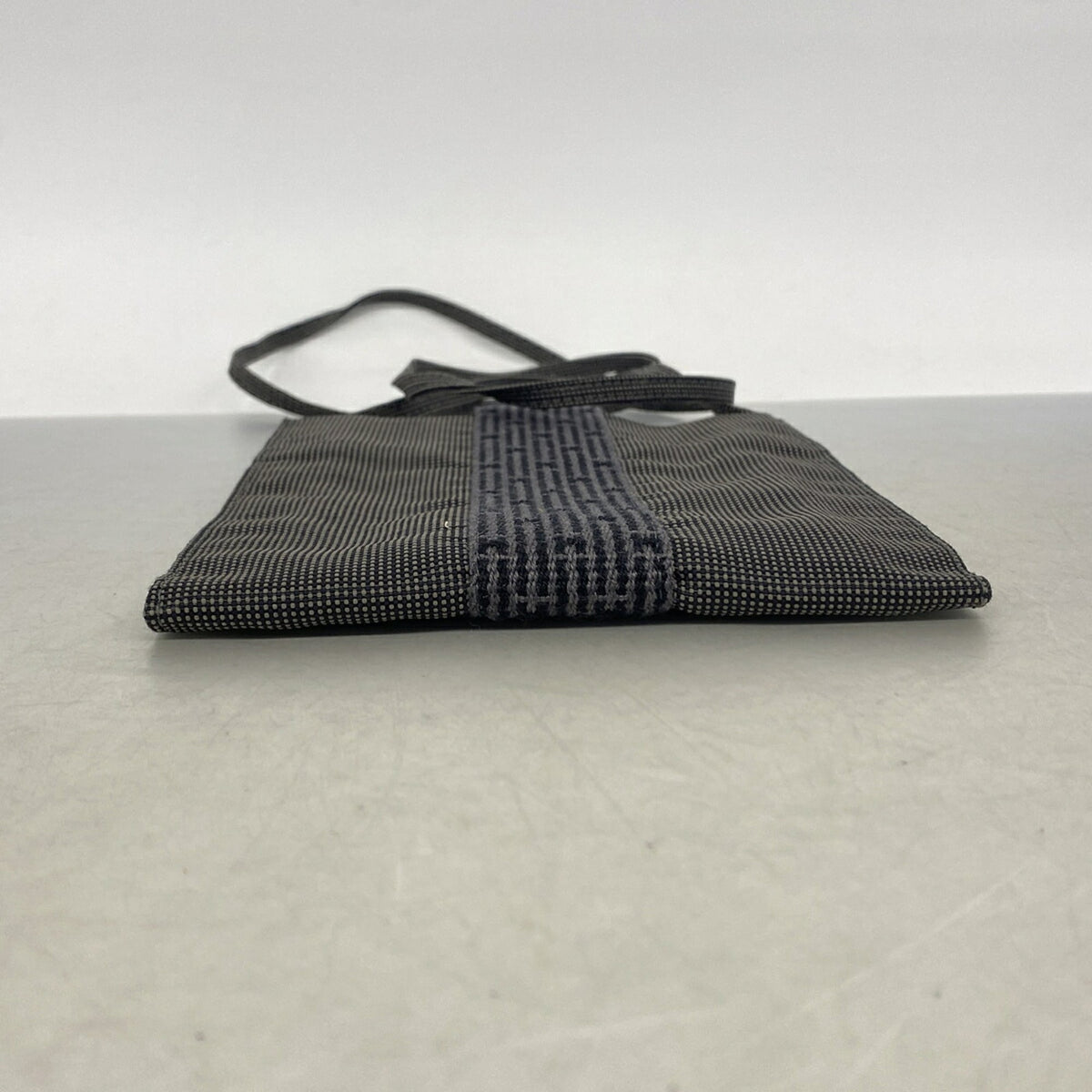 Hermes Gray Nylon Shoulder Bag (Pre-Owned)