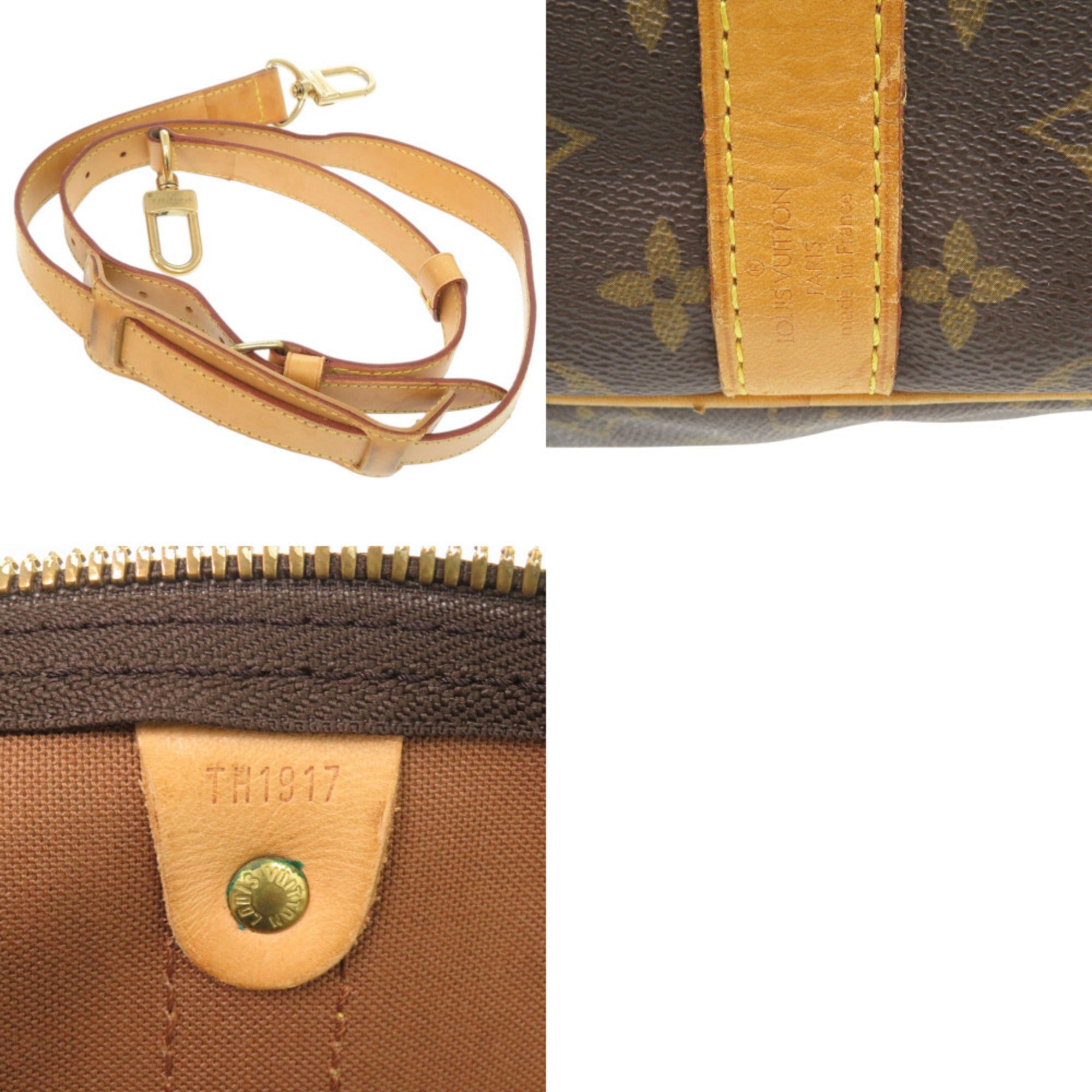 Louis Vuitton Brown Monogram Monogram Boston Bag (Pre-Owned)