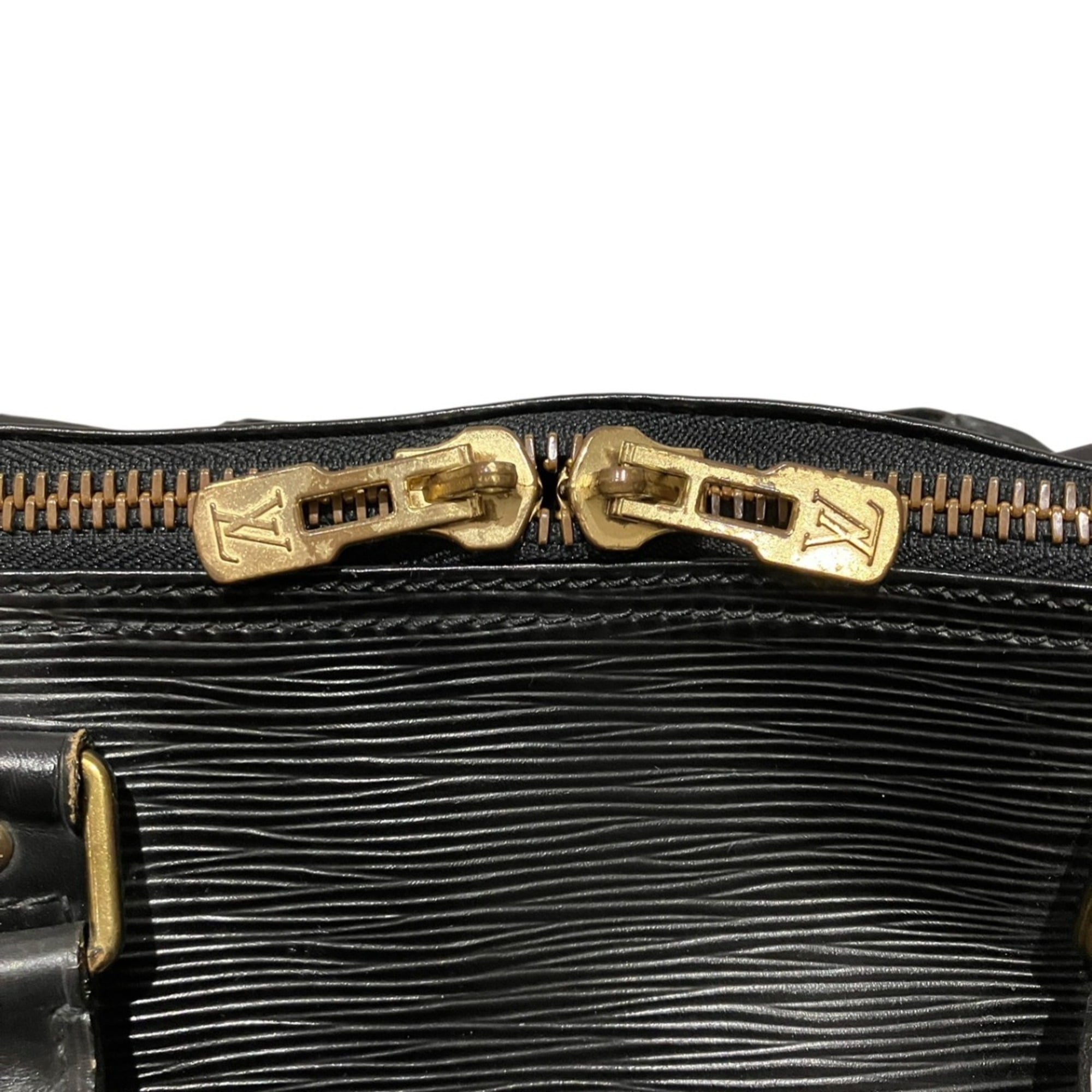 Louis Vuitton Epi Black Epi Leather Boston Bag (Pre-Owned)