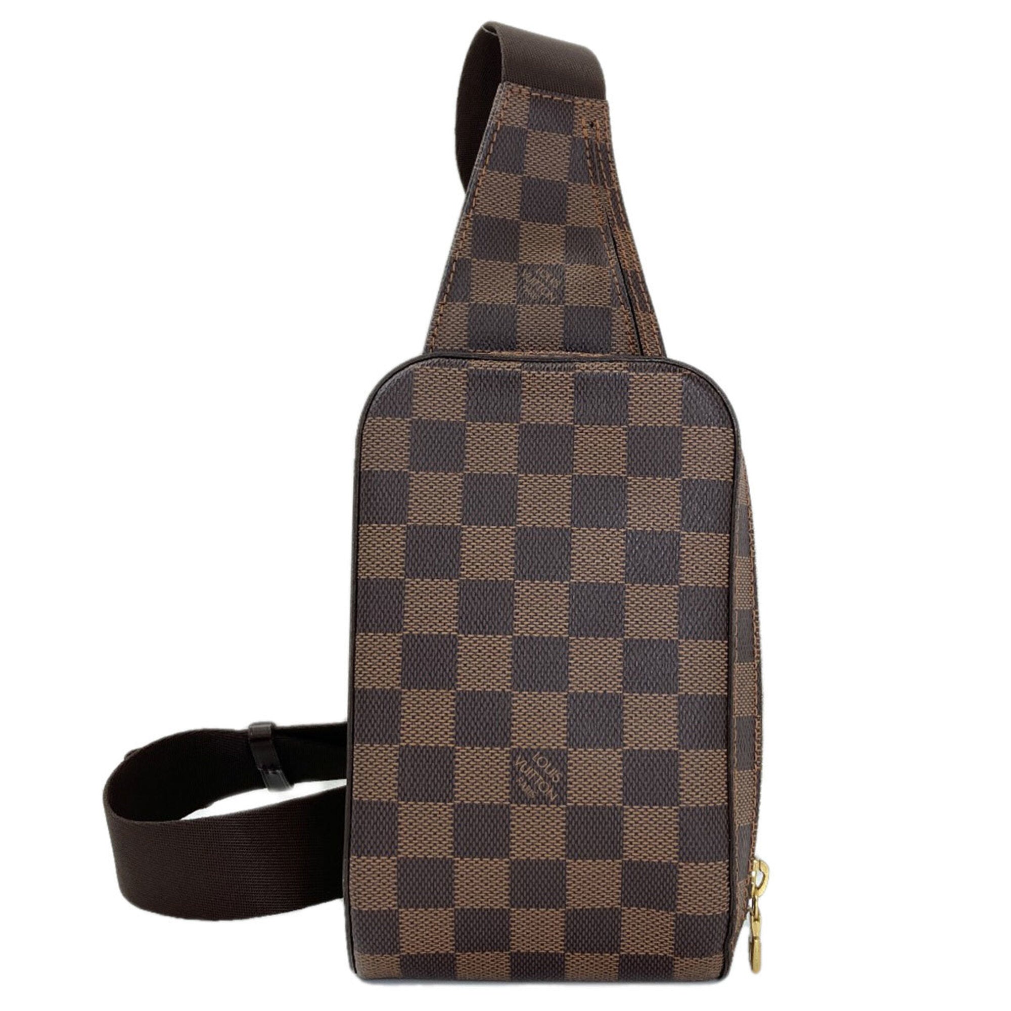 Louis Vuitton Damier Canvas Ebene Damier Canvas Sling Bag (Pre-Owned)