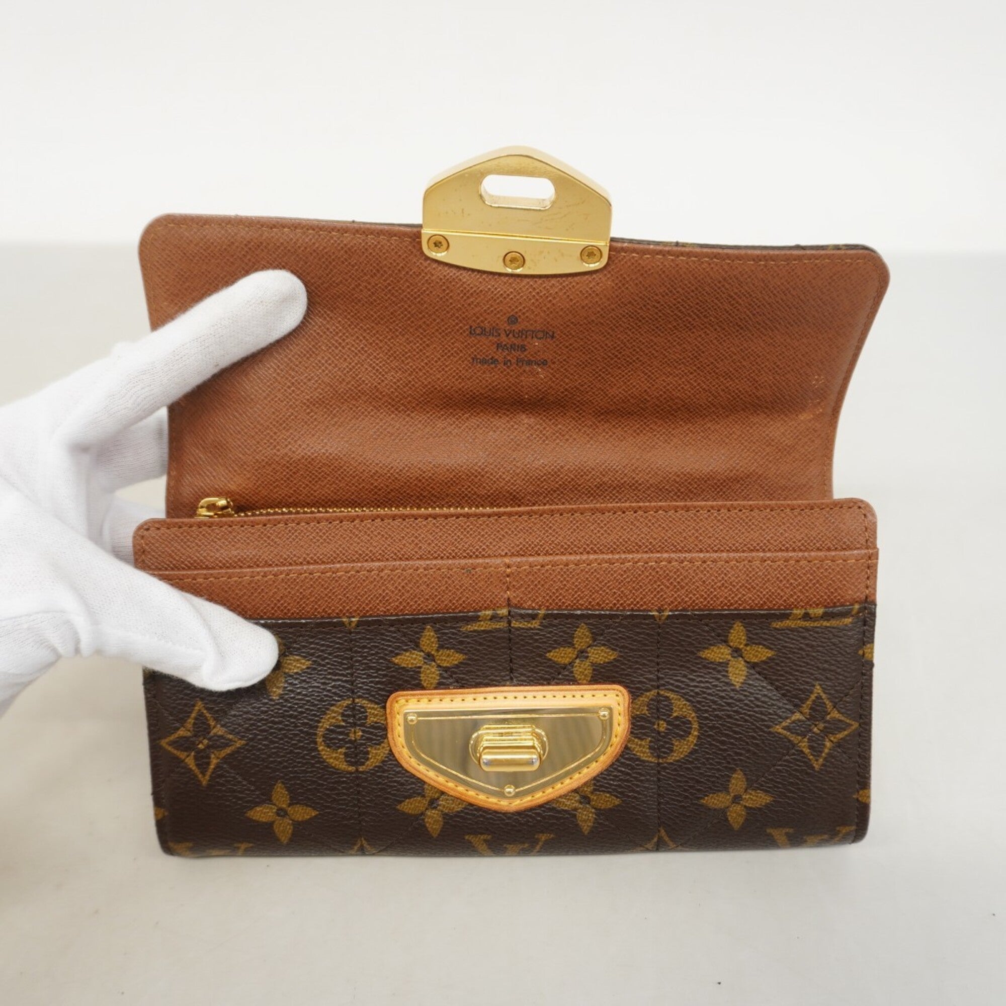 Louis Vuitton Brown Long Wallet (Bi-Fold) (Pre-Owned)