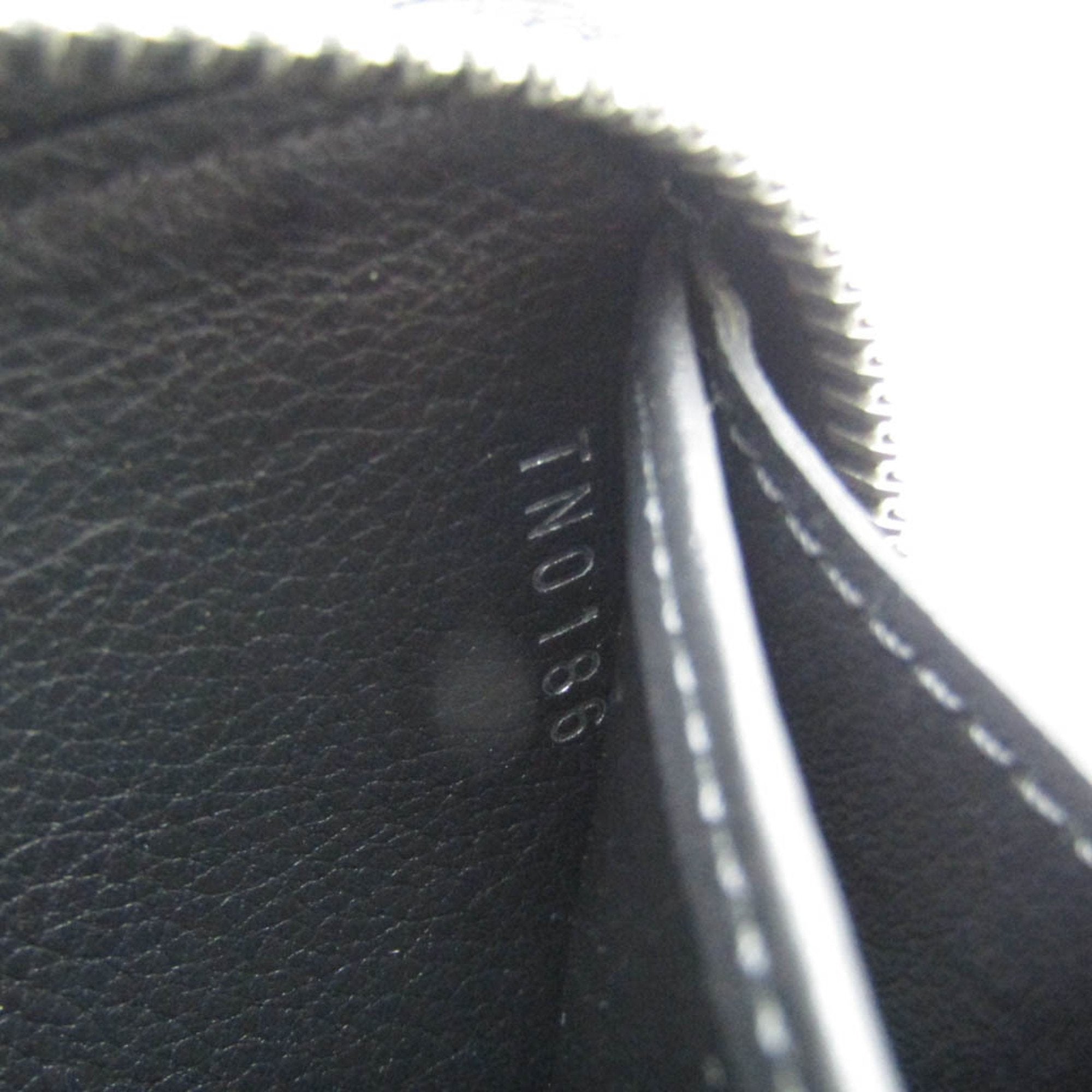 Louis Vuitton Mahina Noir Mahina Leather Long Wallet (Bi-Fold) (Pre-Owned)