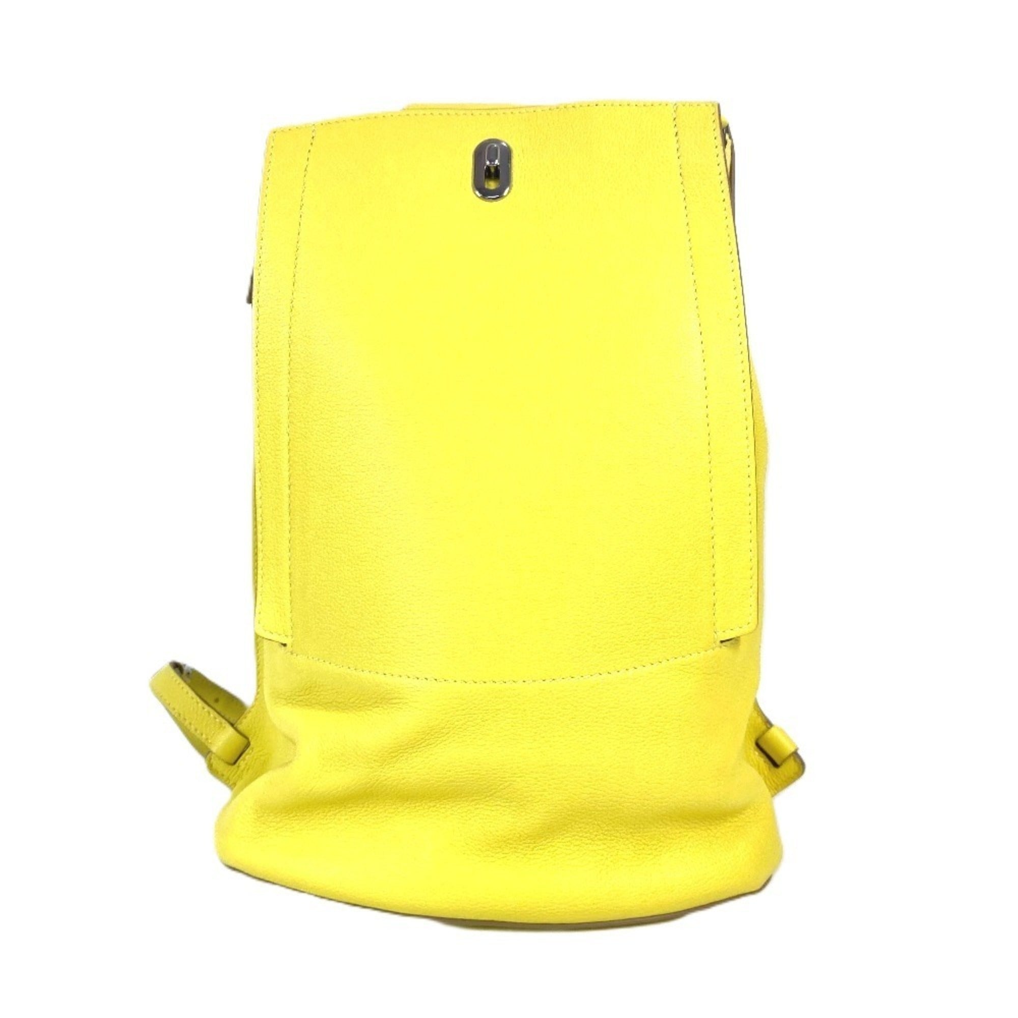 Hermes Yellow Leather Backpack (Pre-Owned)