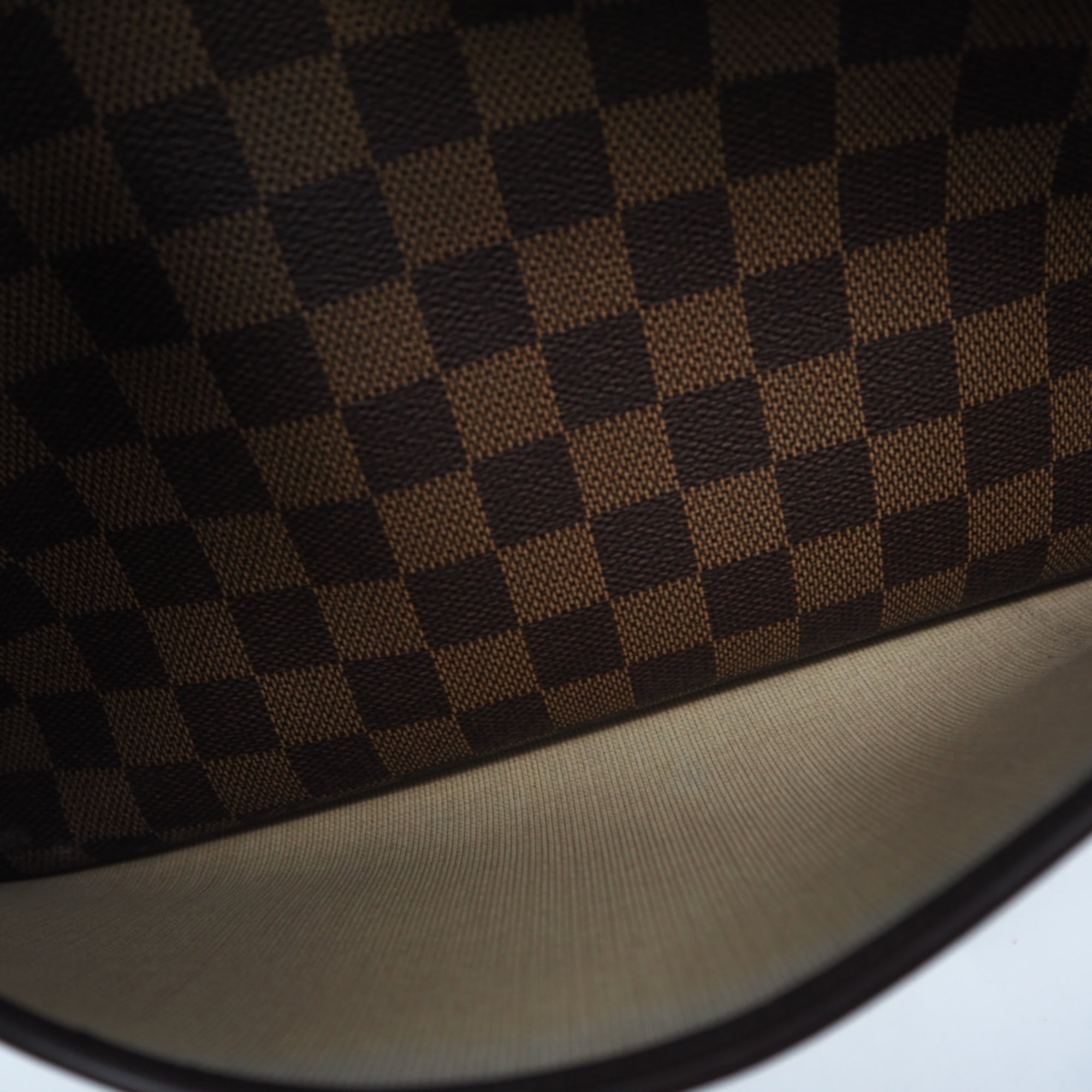 Louis Vuitton Brown Damier Canvas Ebene Coated Canvas Leather Handbag (Pre-Owned)