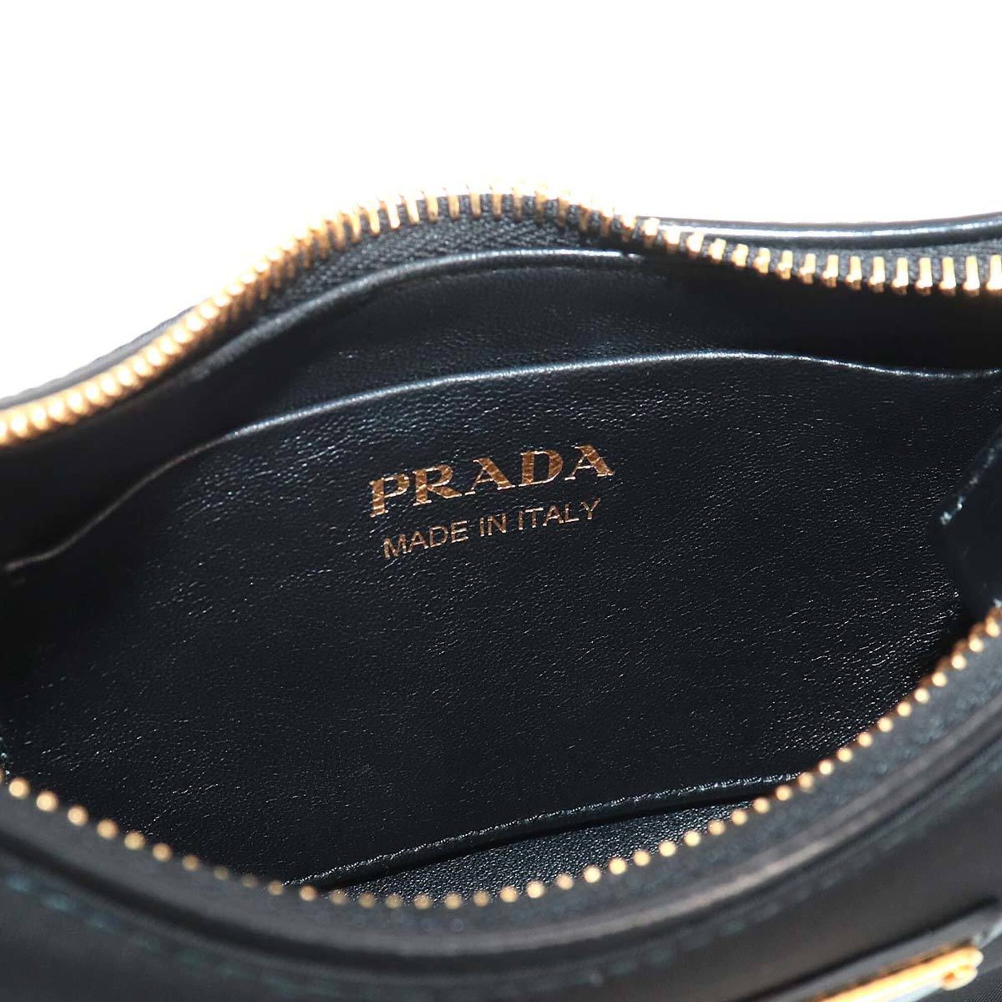 Prada Black Nylon Leather Handbag (Pre-Owned)