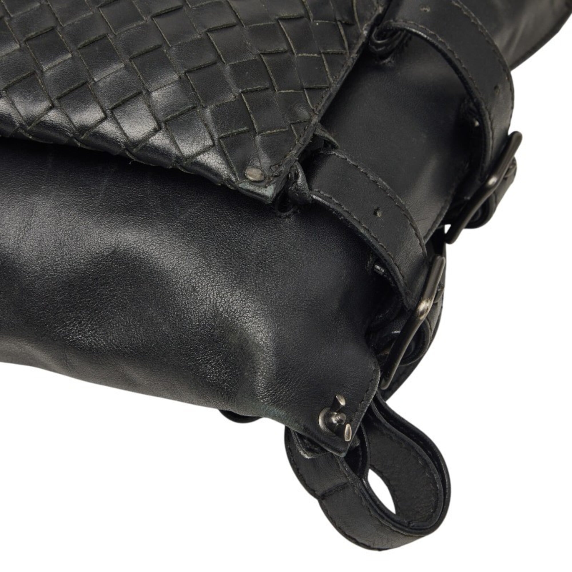 Bottega Veneta Black Leather Sling Bag (Pre-Owned)