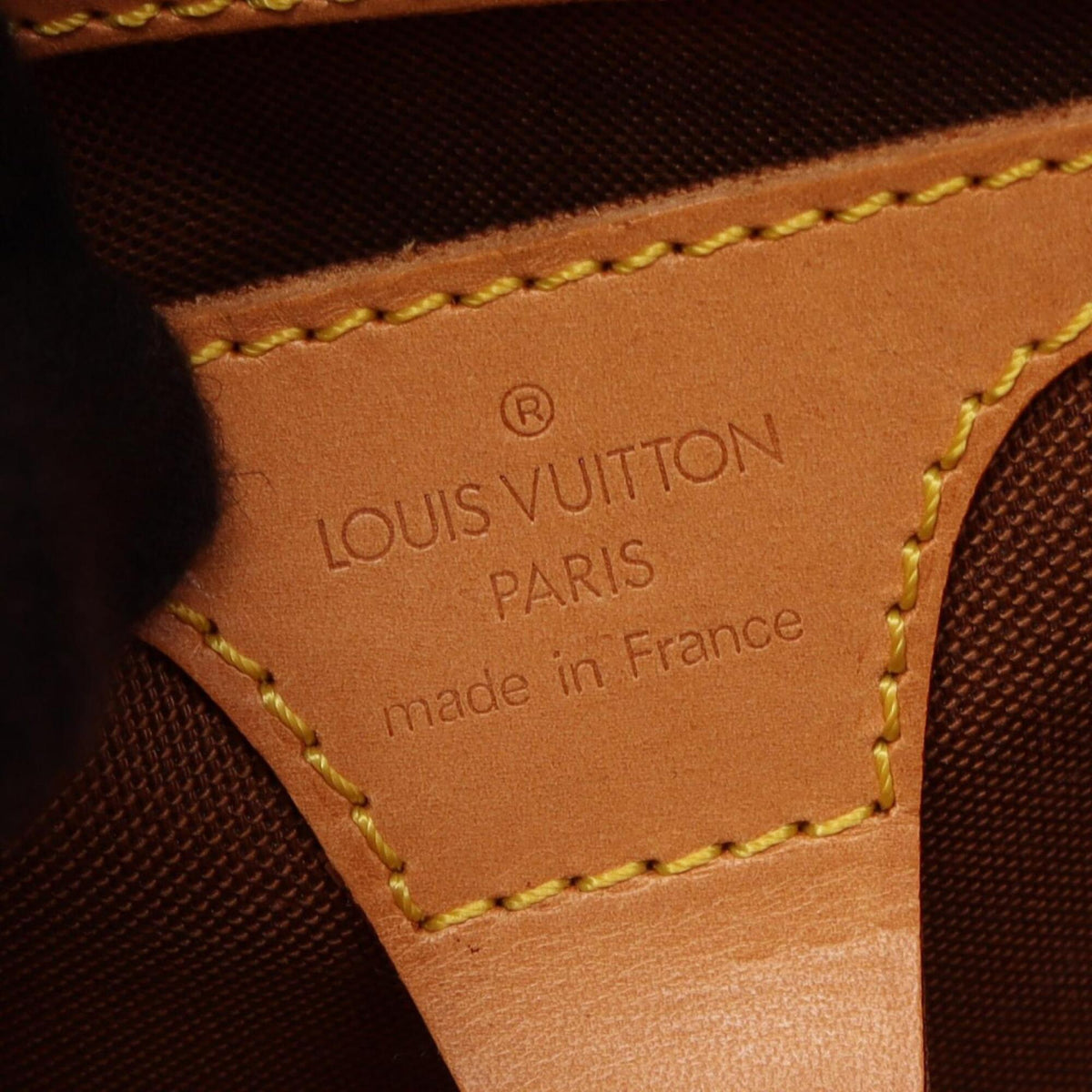 Louis Vuitton Brown Coated Canvas Leather Handbag (Pre-Owned)