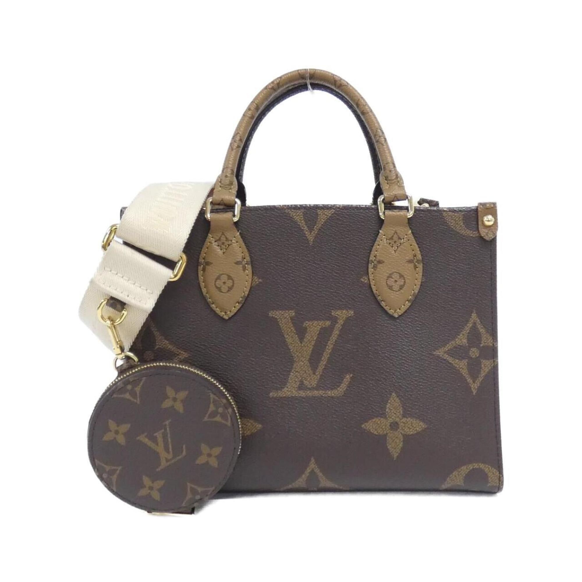 Louis Vuitton Brown Coated Canvas Handbag (Pre-Owned)