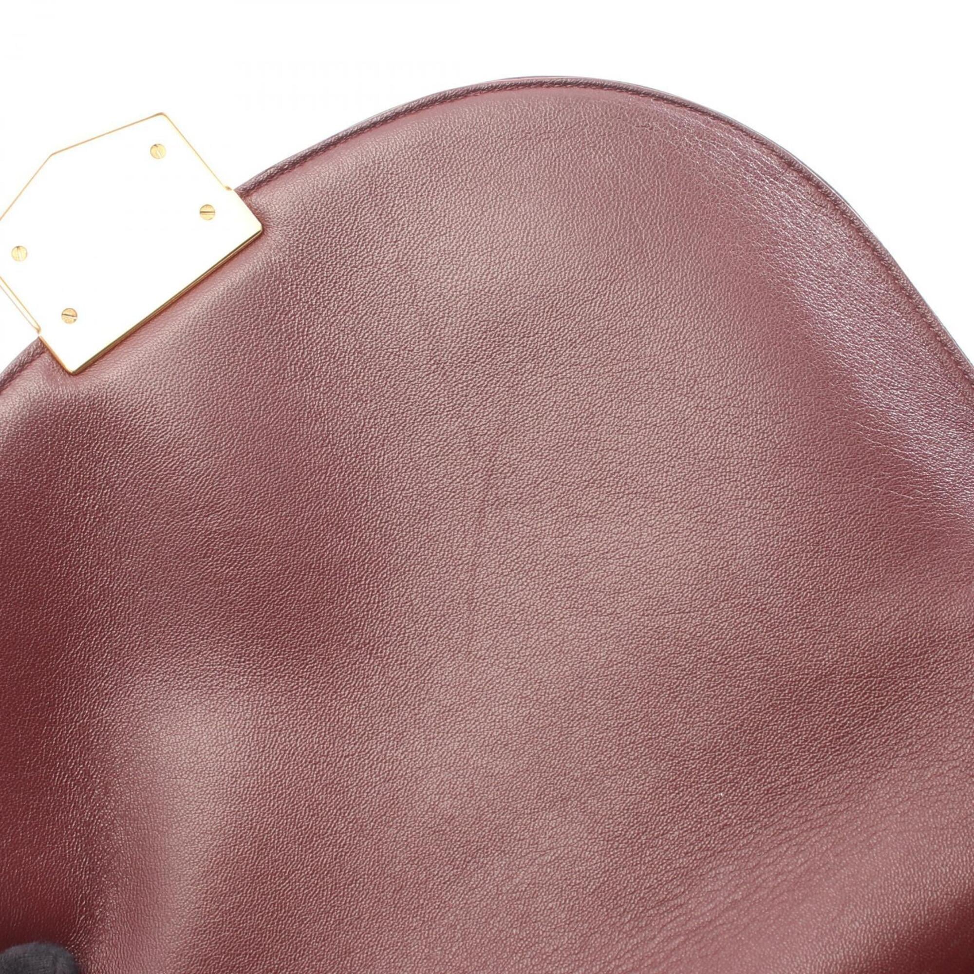 Celine Brown Leather Shoulder Bag (Pre-Owned)