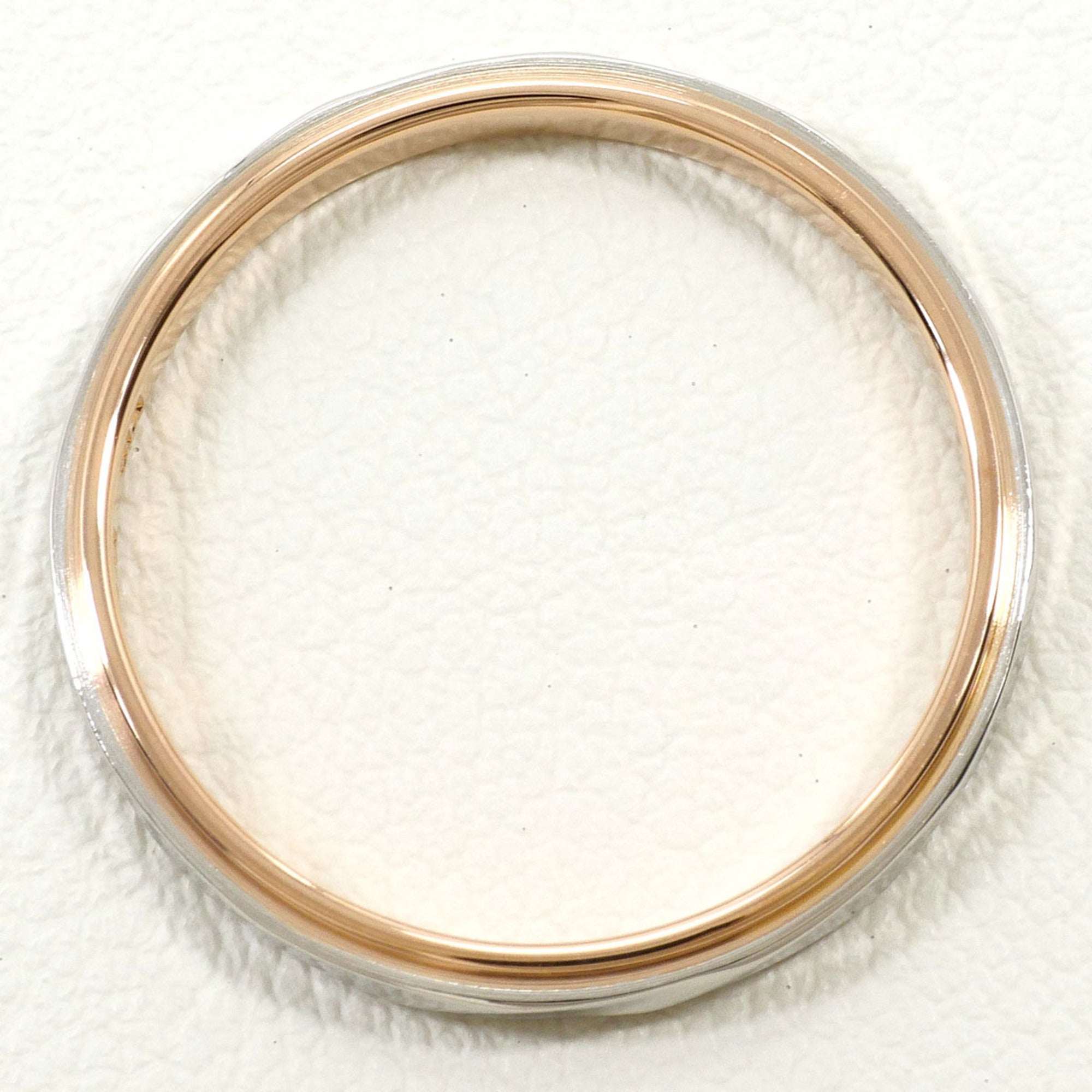 Unbranded Pink Gold Platinum Pink Gold (18K) Platinum 950 Band Ring (Pre-Owned)