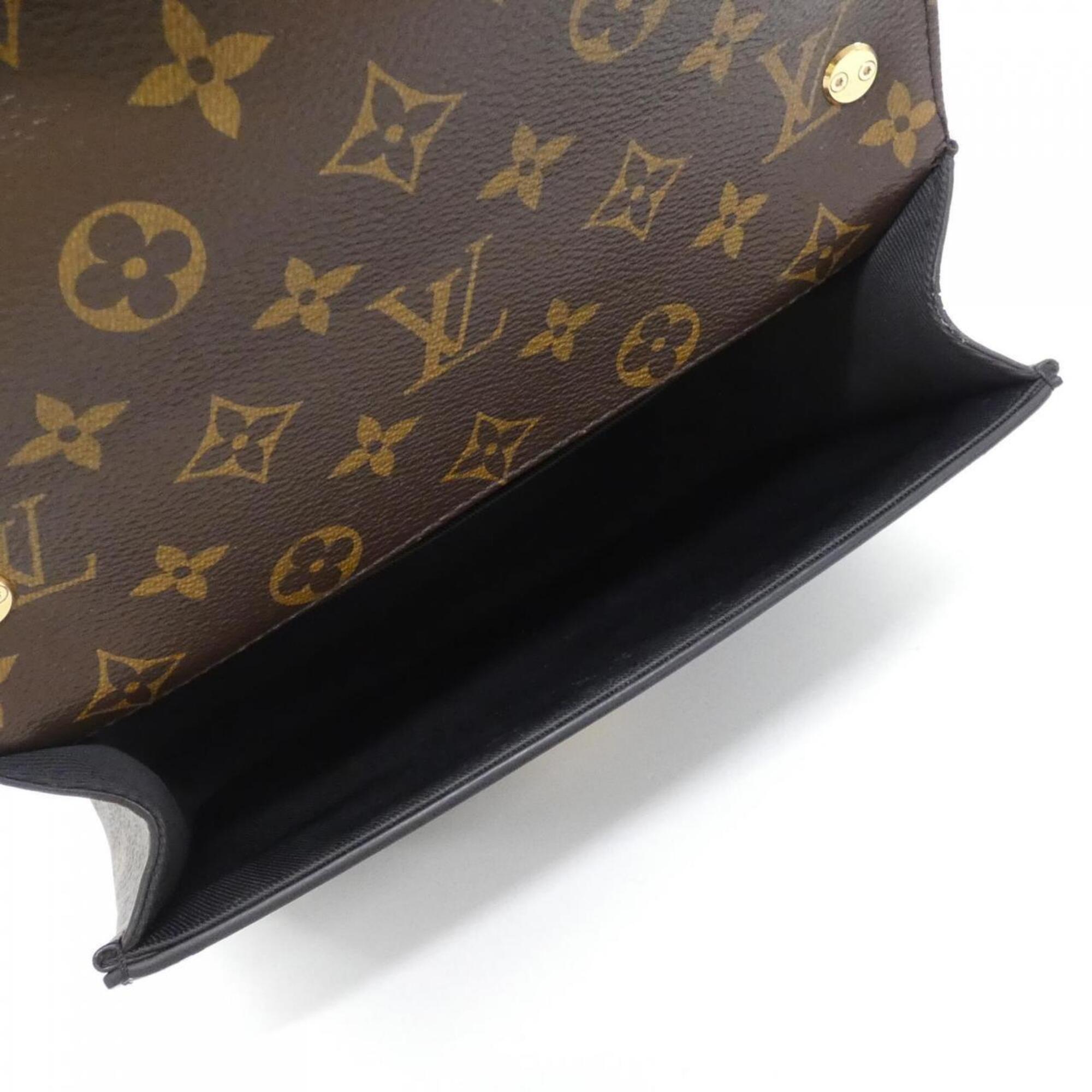 Louis Vuitton Monogram Vernis Black Coated Canvas Leather Shoulder Bag (Pre-Owned)