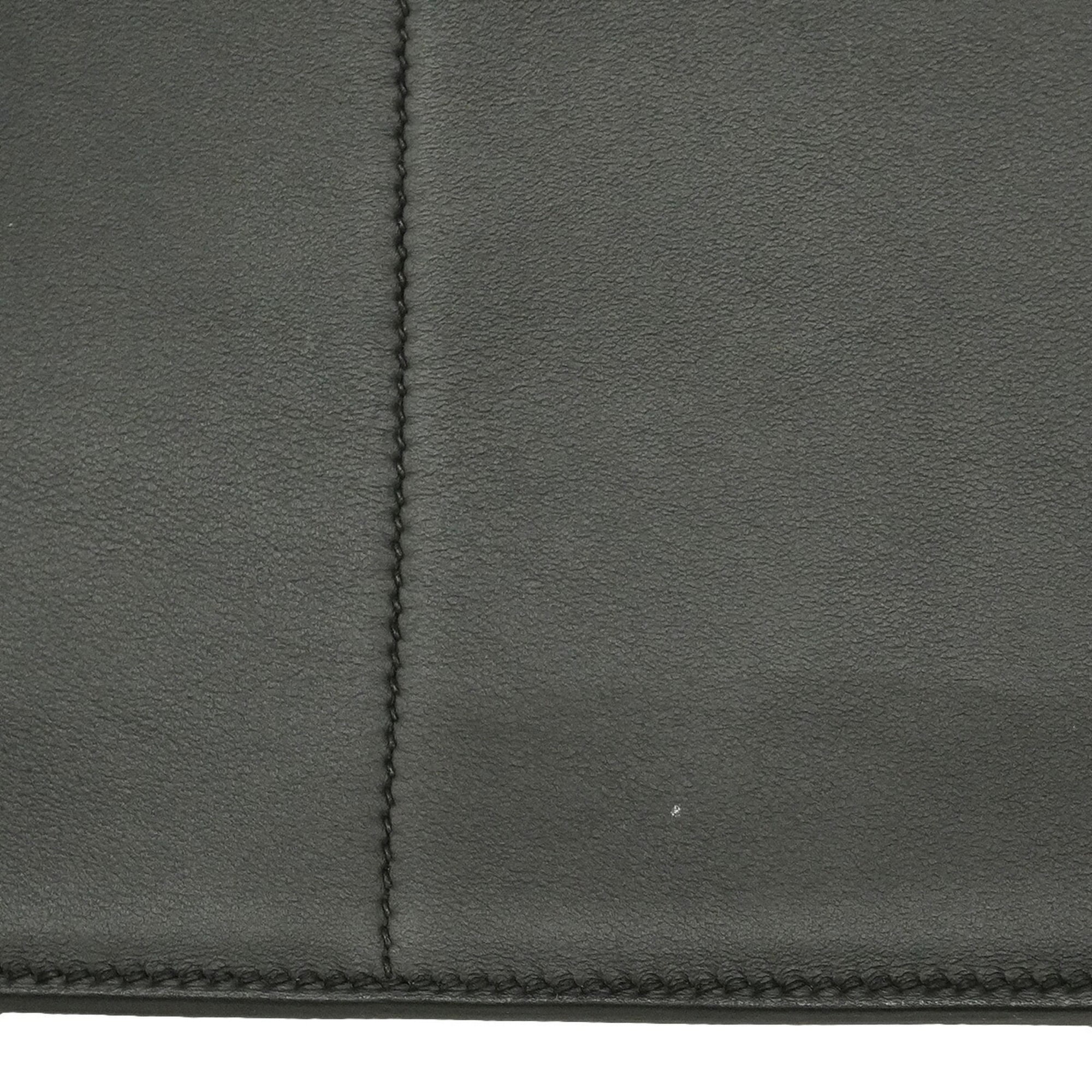 Hermes Black Swift Leather Handbag (Pre-Owned)