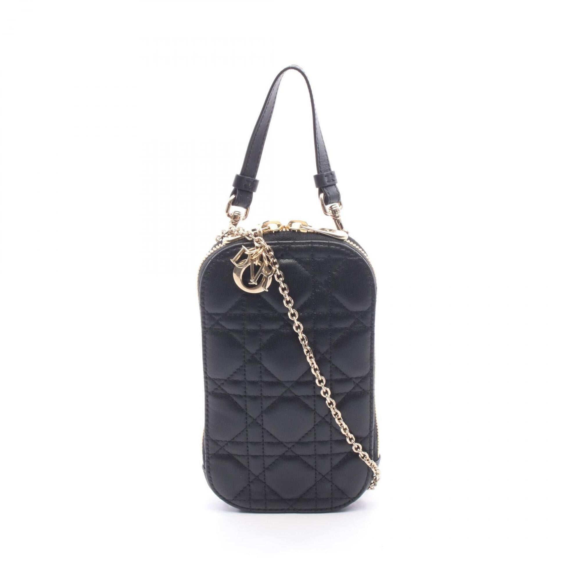 Christian Dior Black Leather Handbag (Pre-Owned)