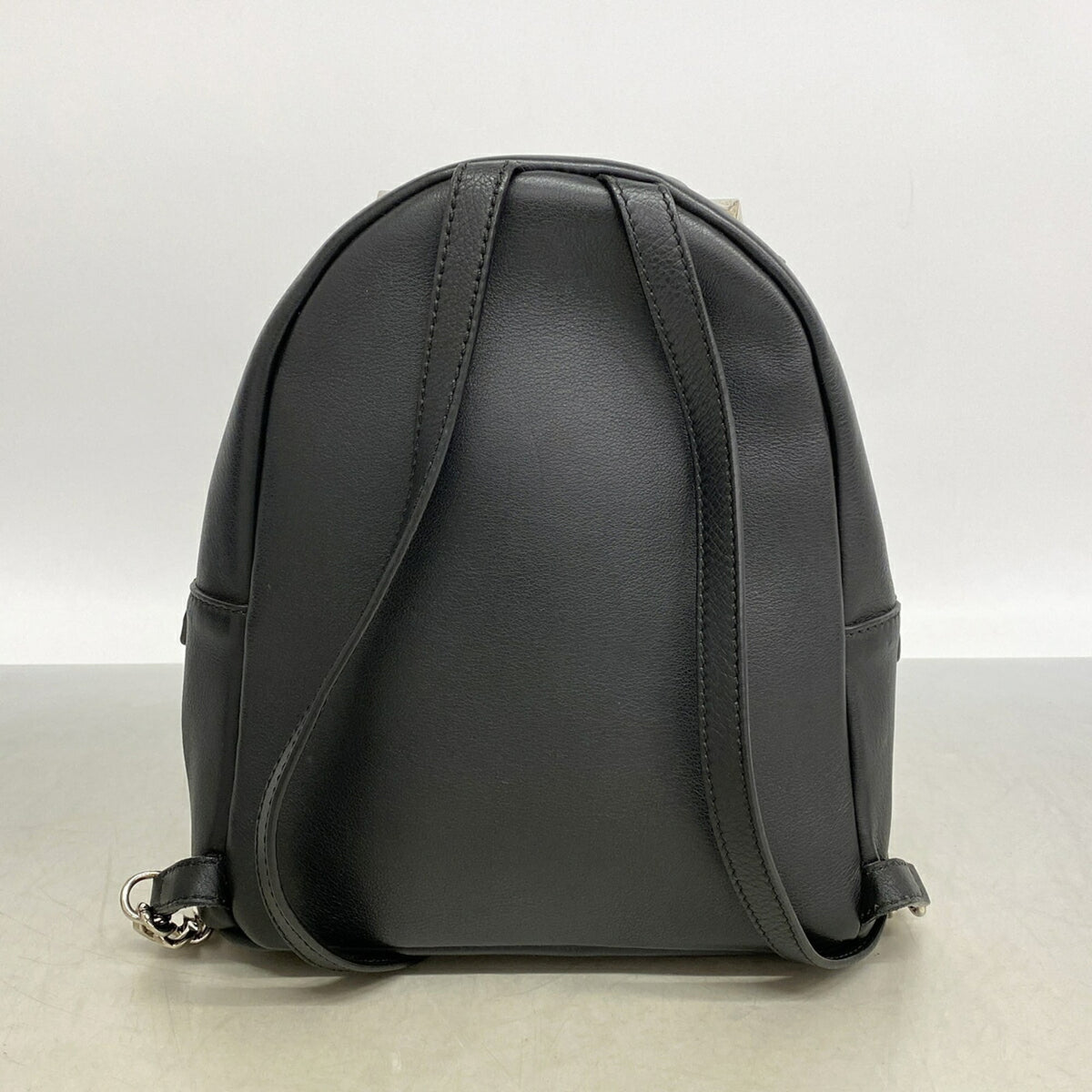 Fendi Black Leather Backpack (Pre-Owned)