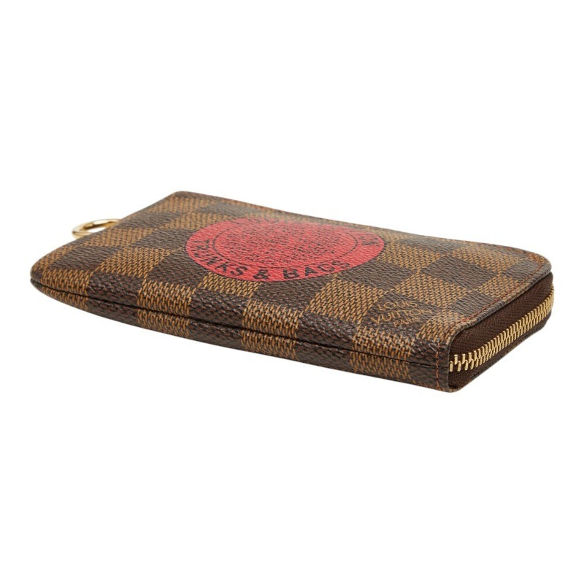 Louis Vuitton Brown Pvc Leather Coin Purse/Coin Case (Pre-Owned)