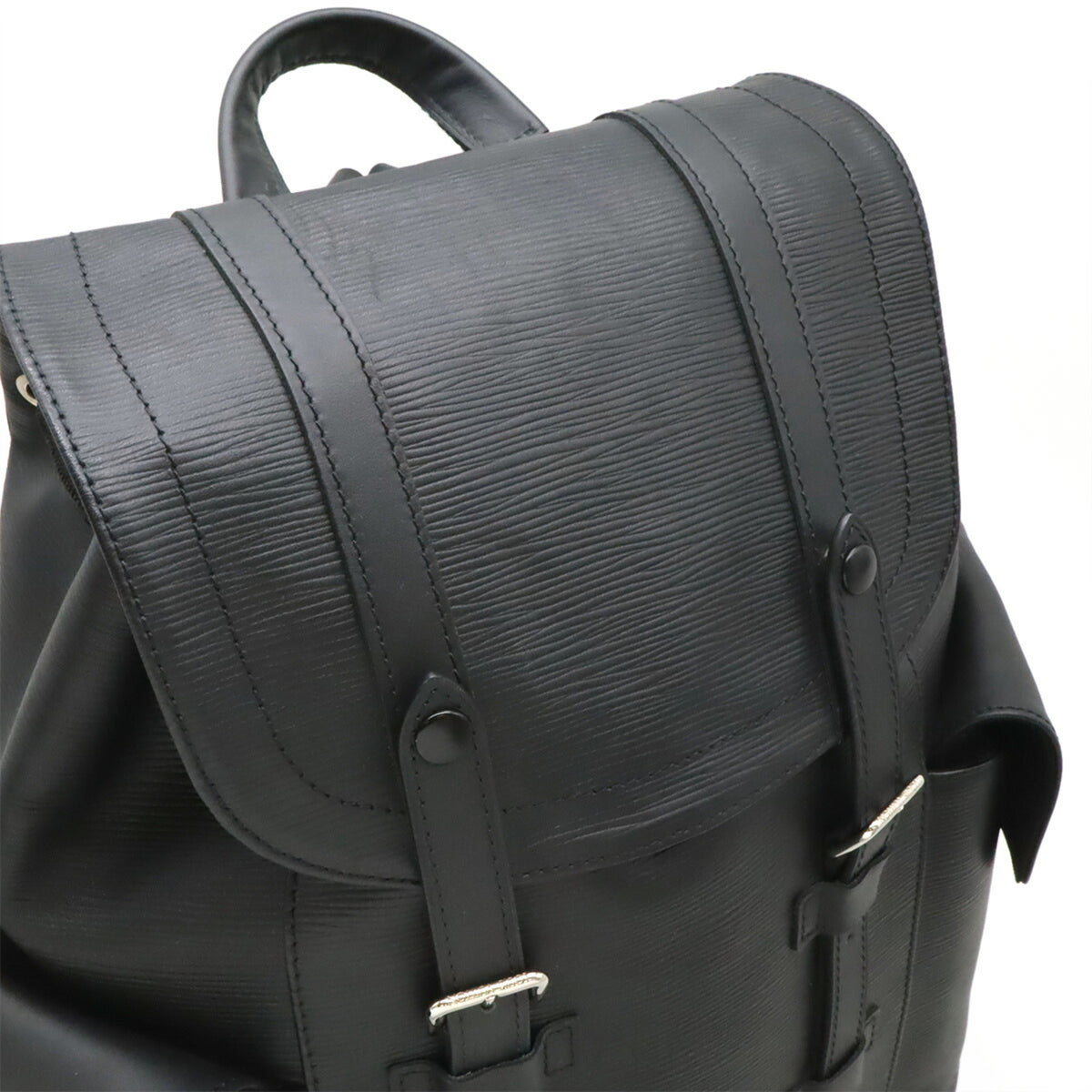 Louis Vuitton Black Noir Epi Leather Backpack (Pre-Owned)