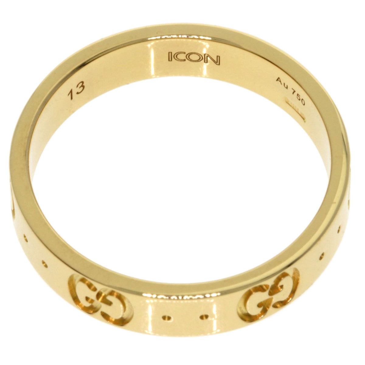 Gucci Yellow Gold (18K) Band Ring (Pre-Owned)