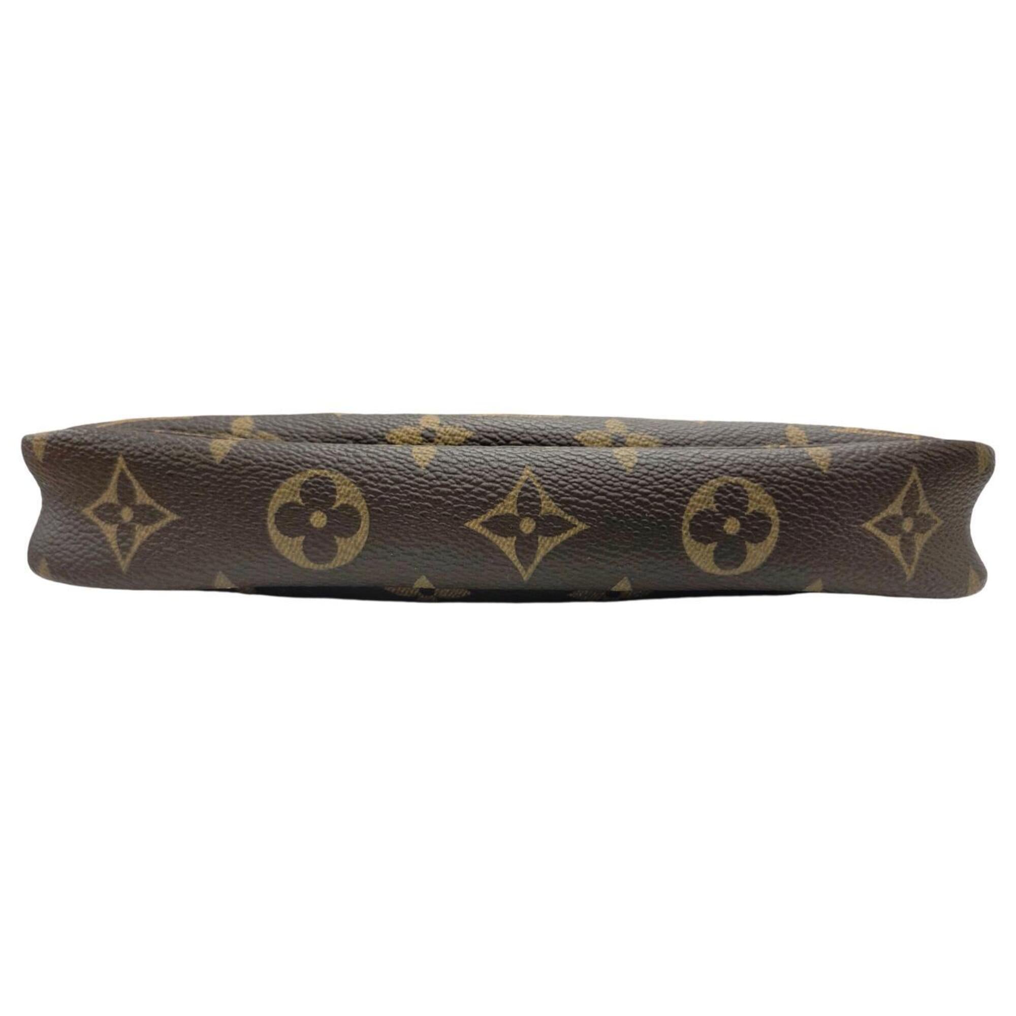 Louis Vuitton Brown Monogram Handbag Pochette Pouch (Pre-Owned)