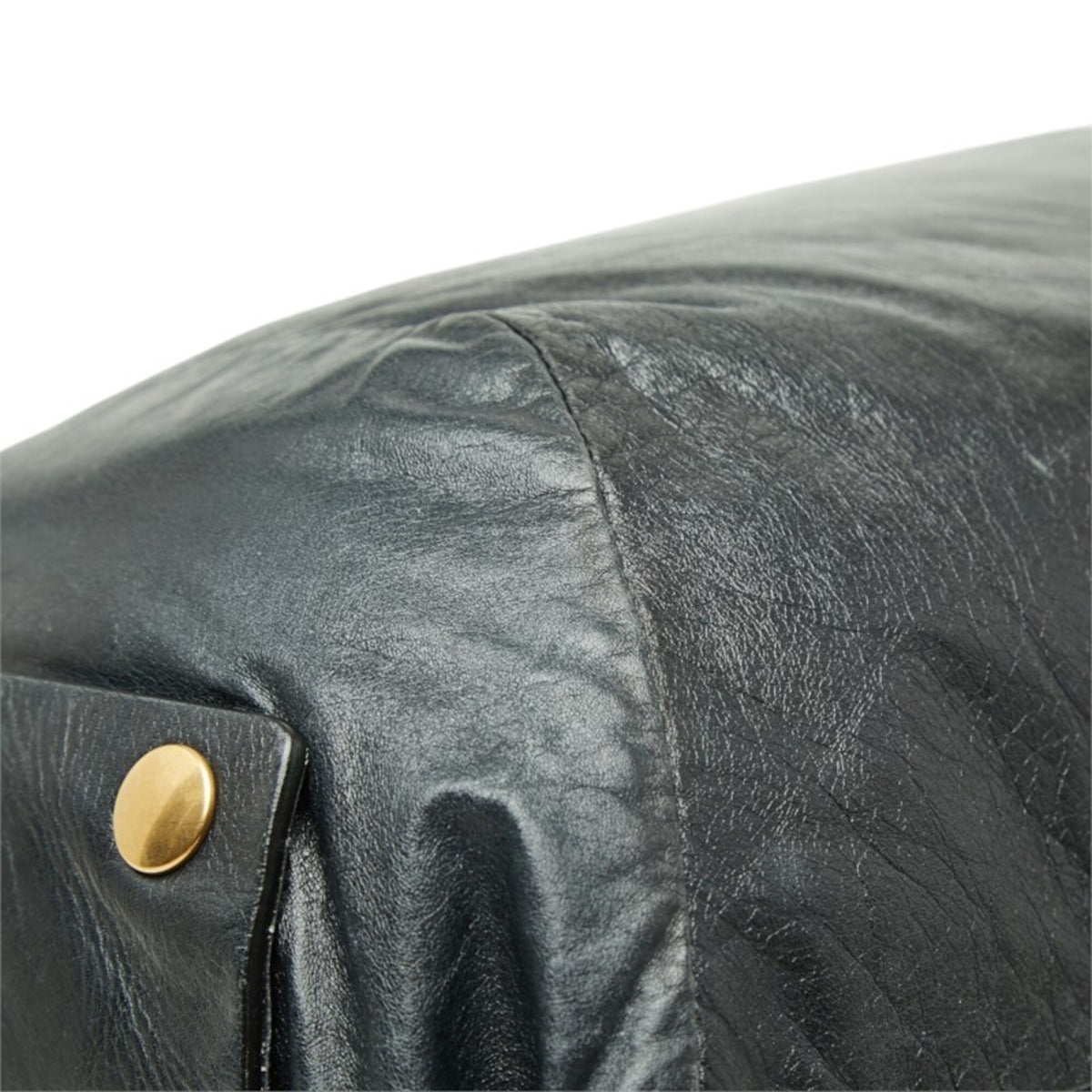Celine Dark Navy Leather Shoulder Bag Tote Bag (Pre-Owned)
