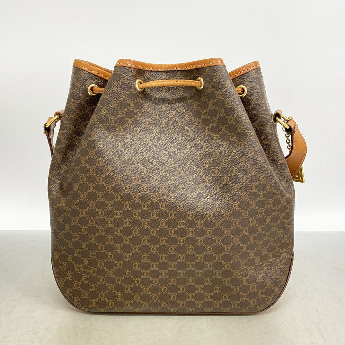 Celine Brown Pvc Shoulder Bag (Pre-Owned)