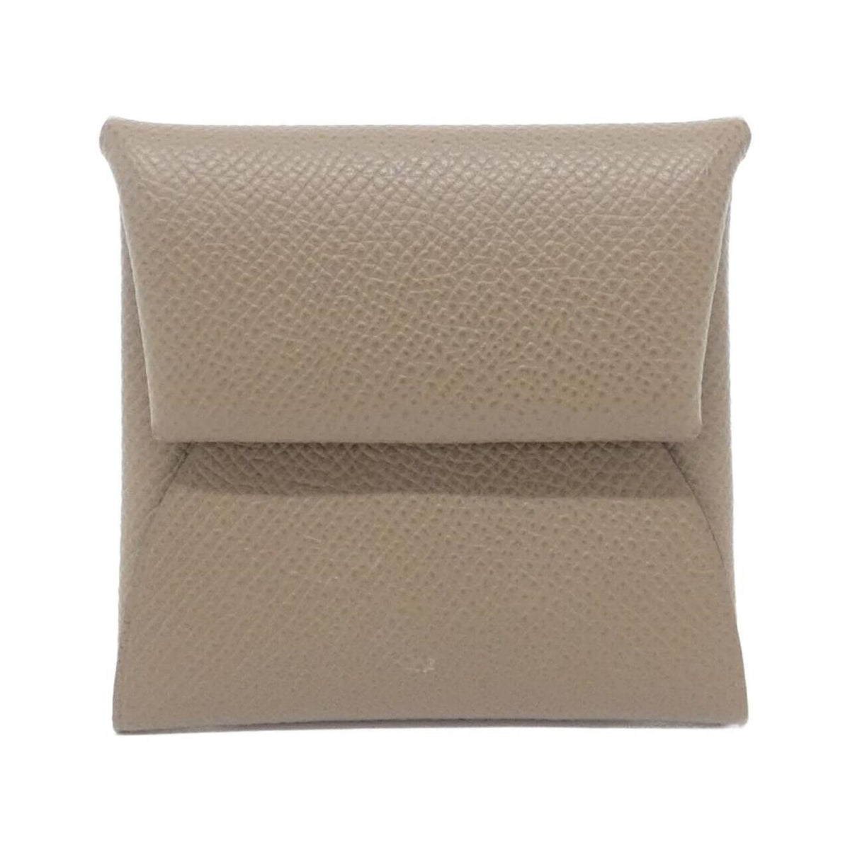 Hermes Etoupe Gray Epsom Leather Coin Purse/Coin Case (Pre-Owned)