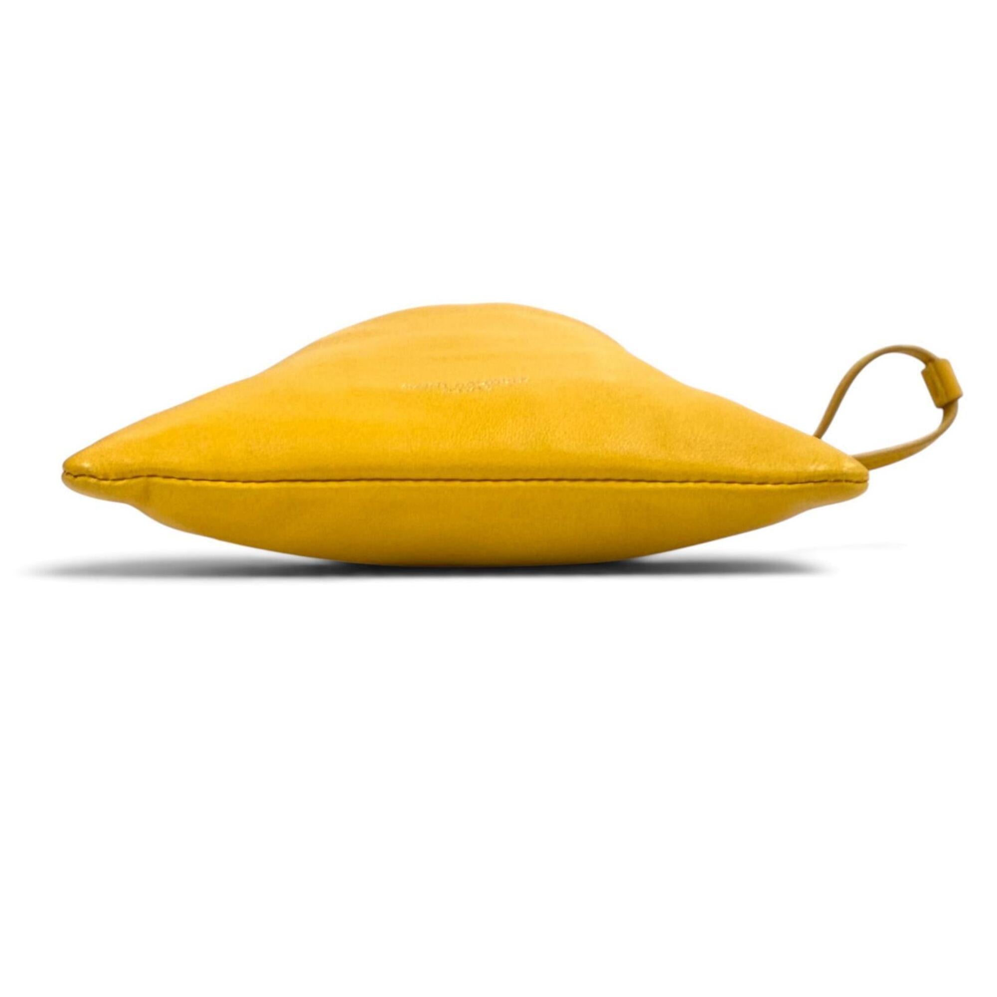 Saint Laurent Yellow Leather Shoulder Bag (Pre-Owned)