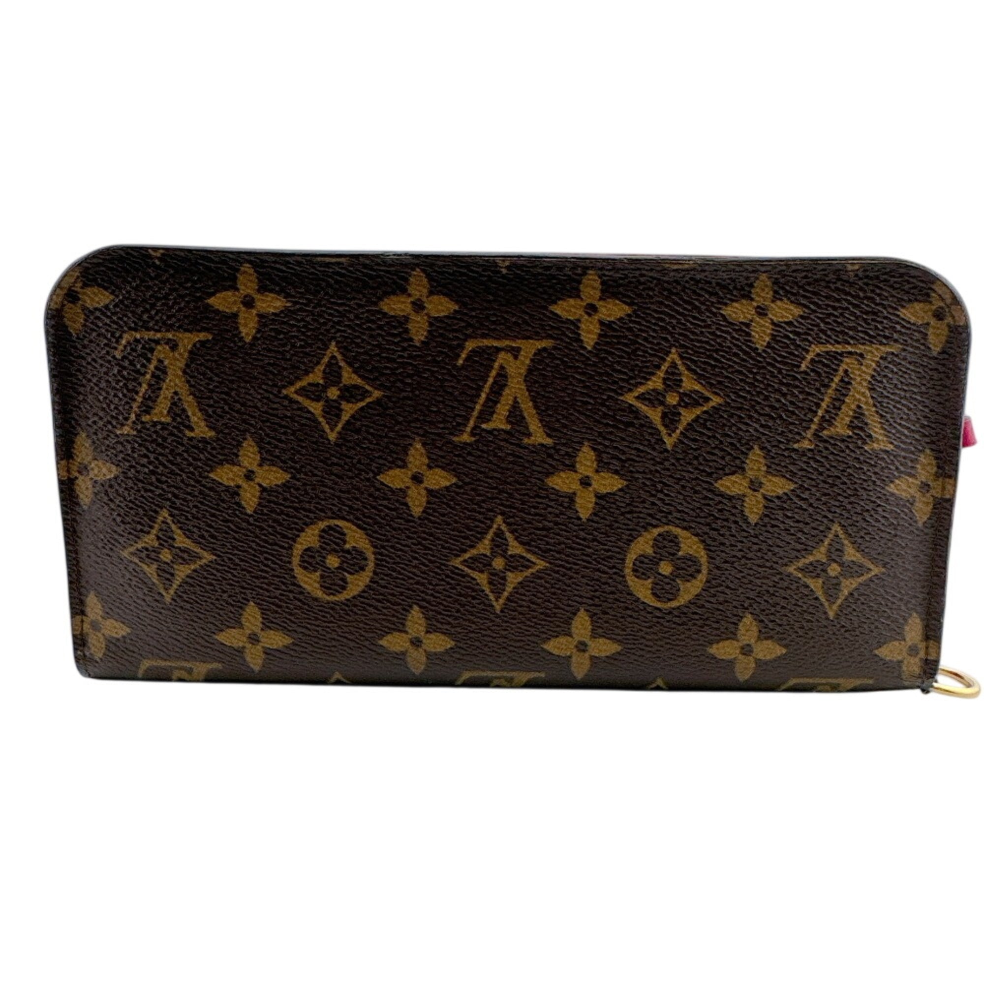 Louis Vuitton Brown Indian Rose Monogram Leather Long Wallet (Bi-Fold) (Pre-Owned)