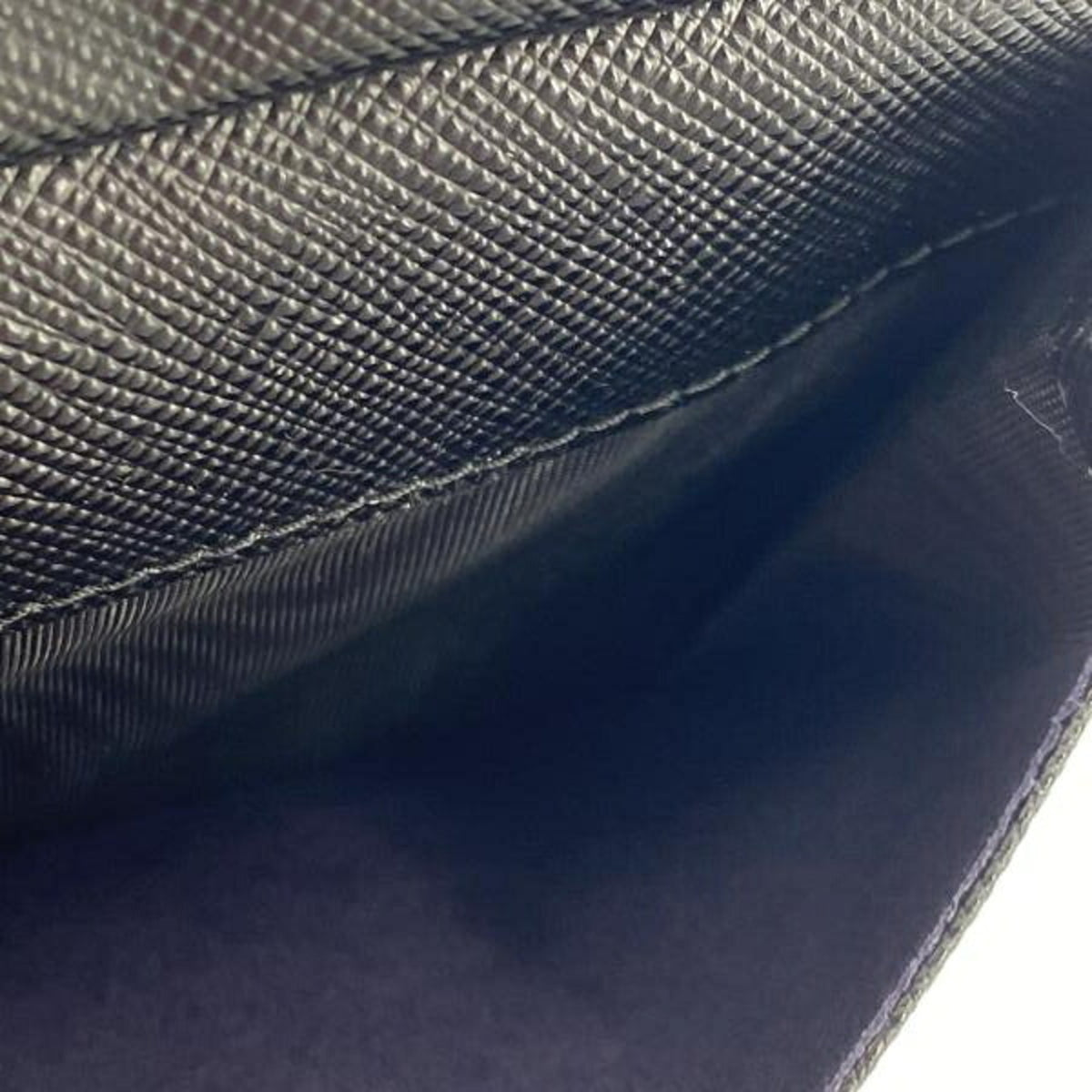 Prada Black Leather Card Wallet (Pre-Owned)