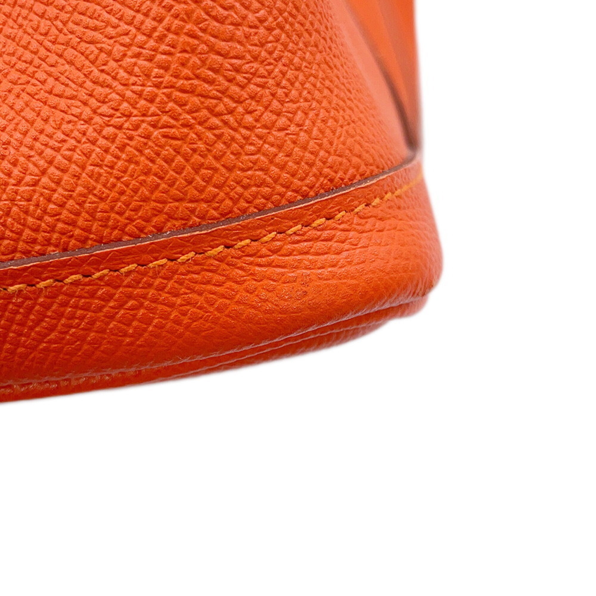 Hermes Garden Feu Epsom Leather Handbag Tote Bag (Pre-Owned)