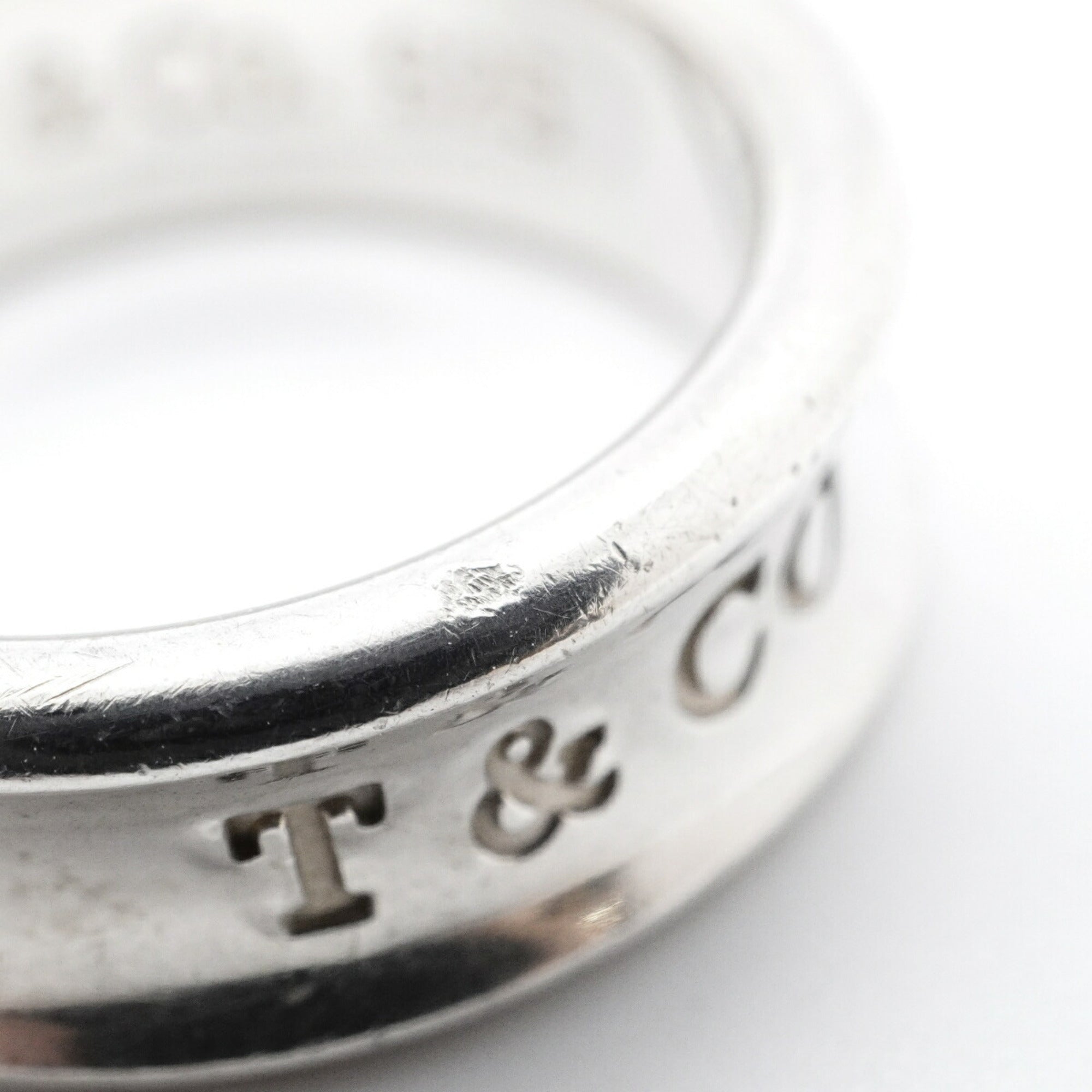 Tiffany Silver 925 Band Ring (Pre-Owned)